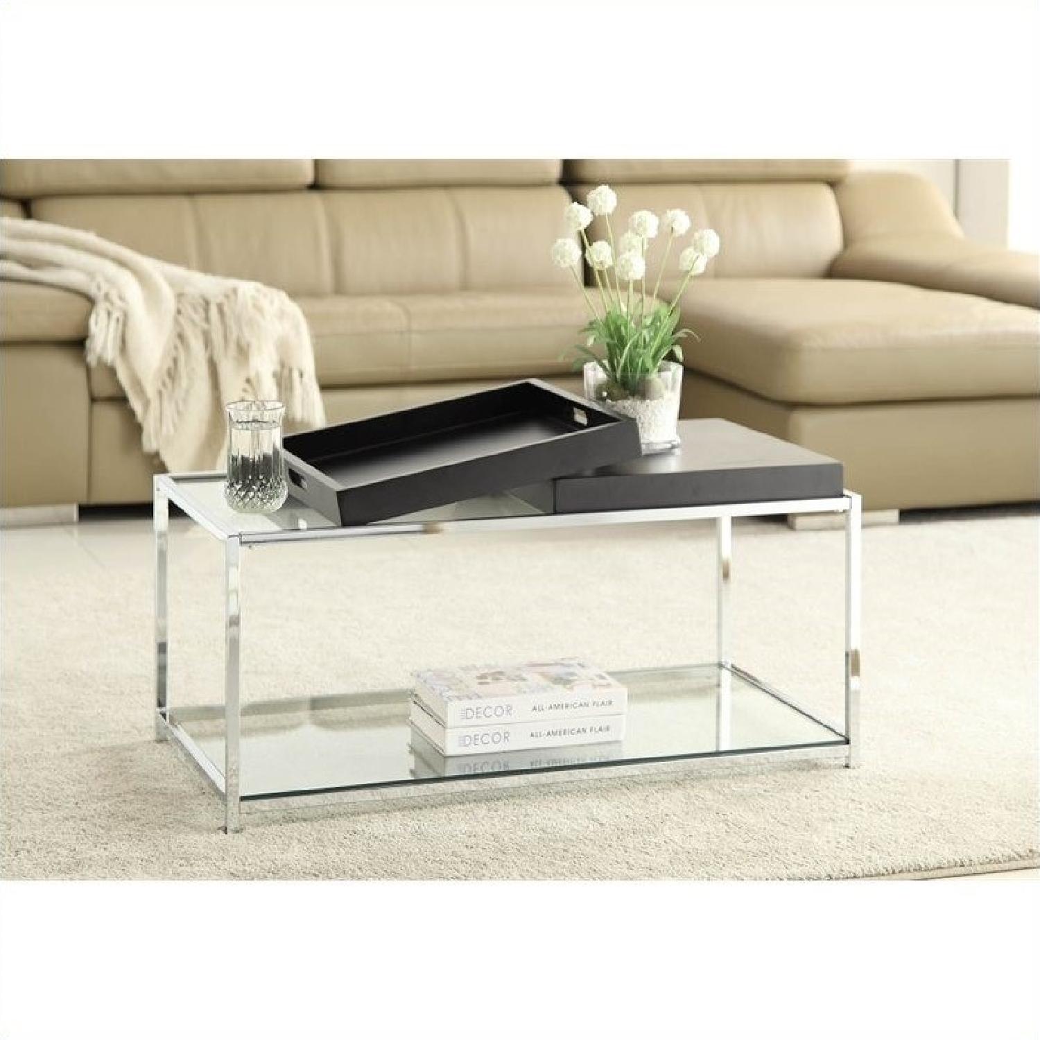 Varick Gallery Glass Coffee Table - image-3