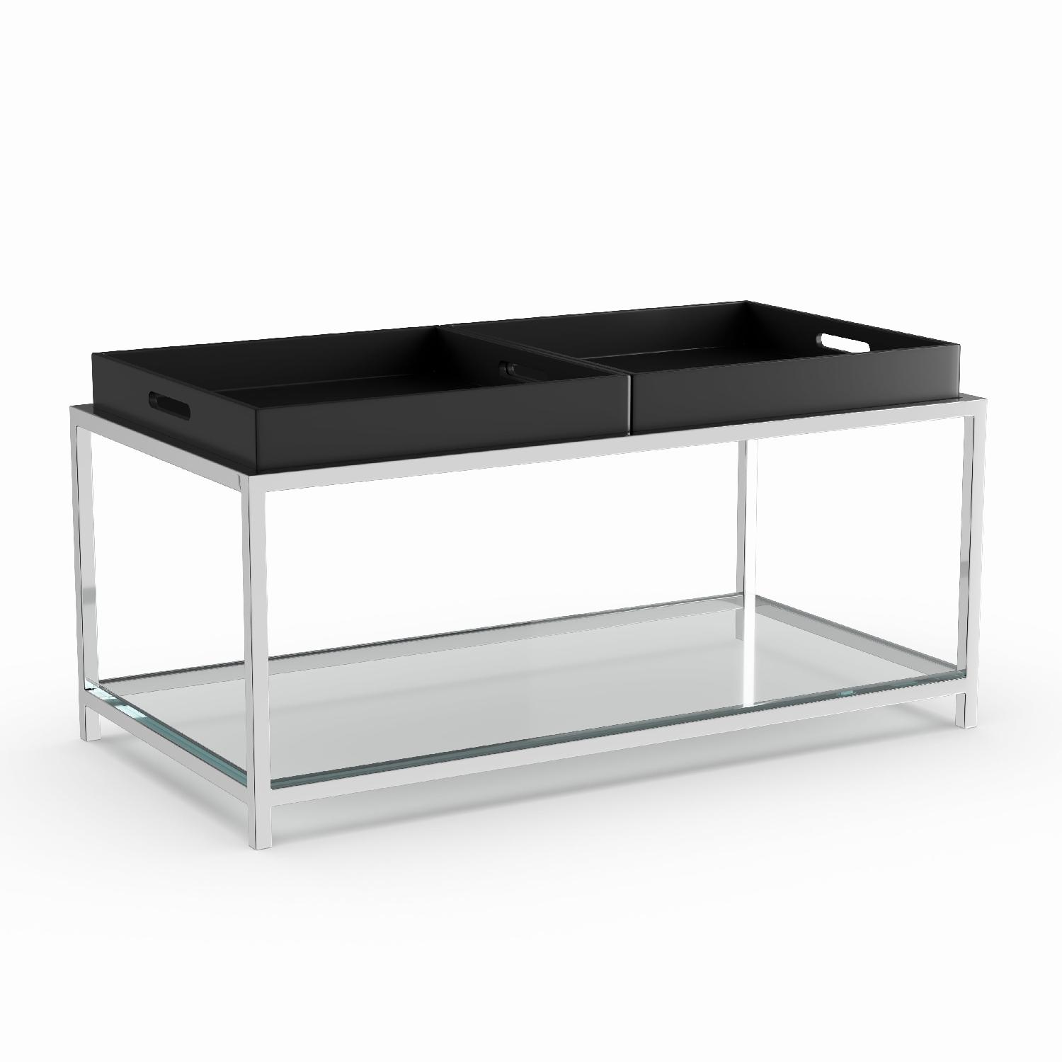 Varick Gallery Glass Coffee Table - image-0