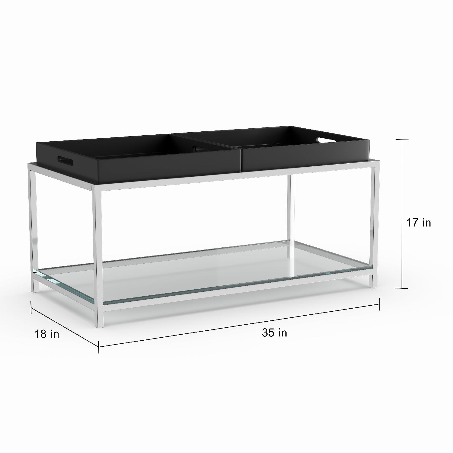 Varick Gallery Glass Coffee Table - image-5