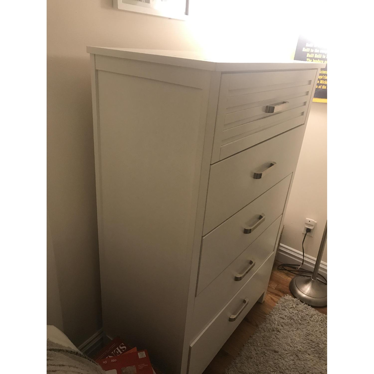 Bob's Dalton White Chest/Dresser - image-3