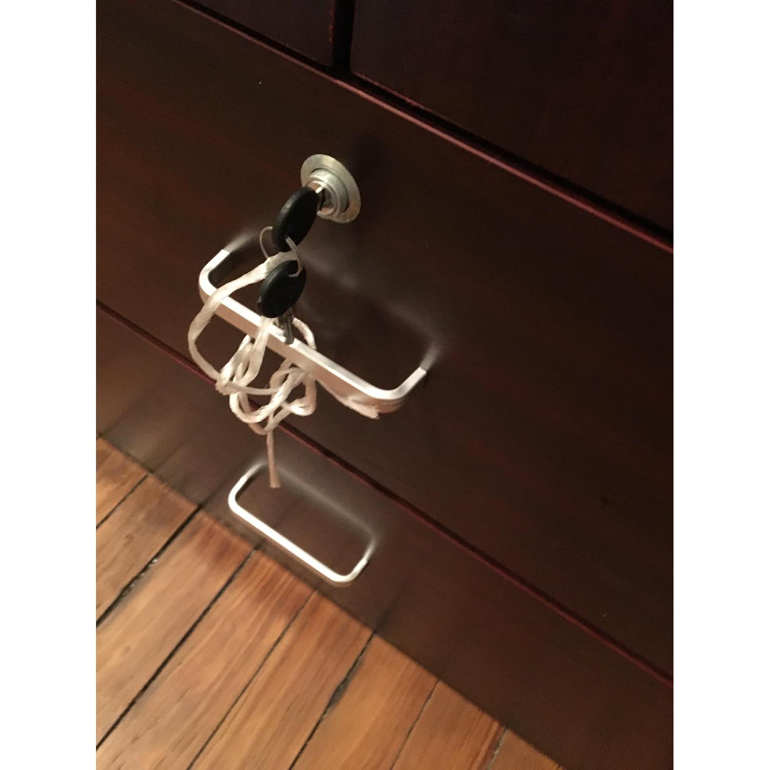 Brown Wardrobe/Armoire w/ Mirror Inside - image-5