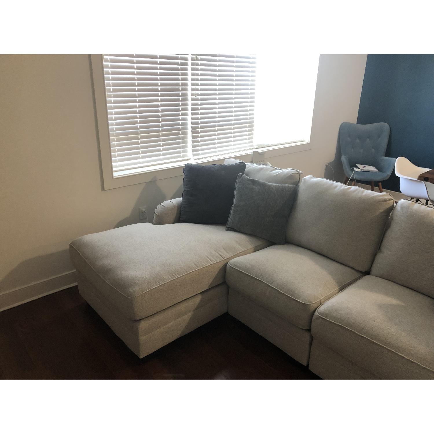 Ashley Dellara Chalk Modular Sectional Sofa AptDeco