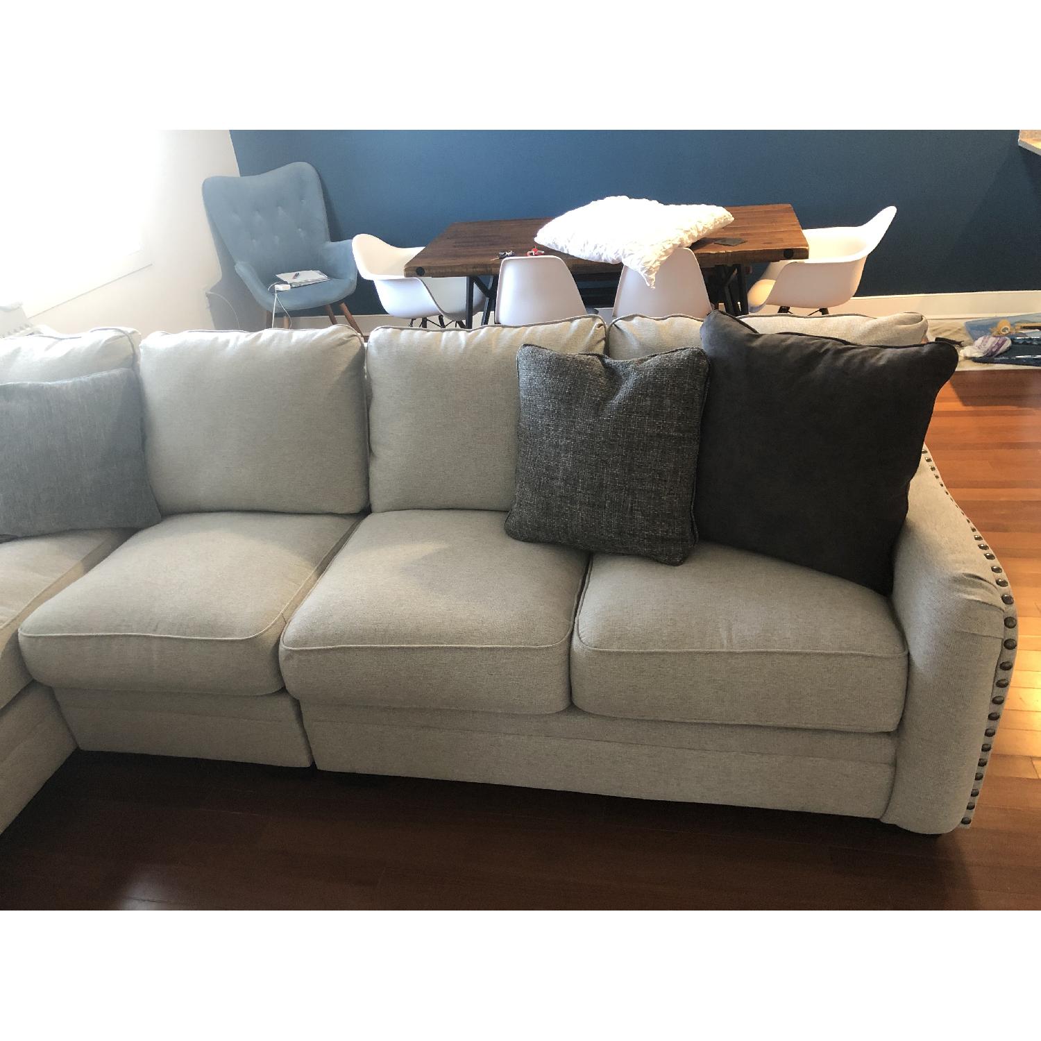 Ashley Dellara Chalk Modular Sectional Sofa AptDeco