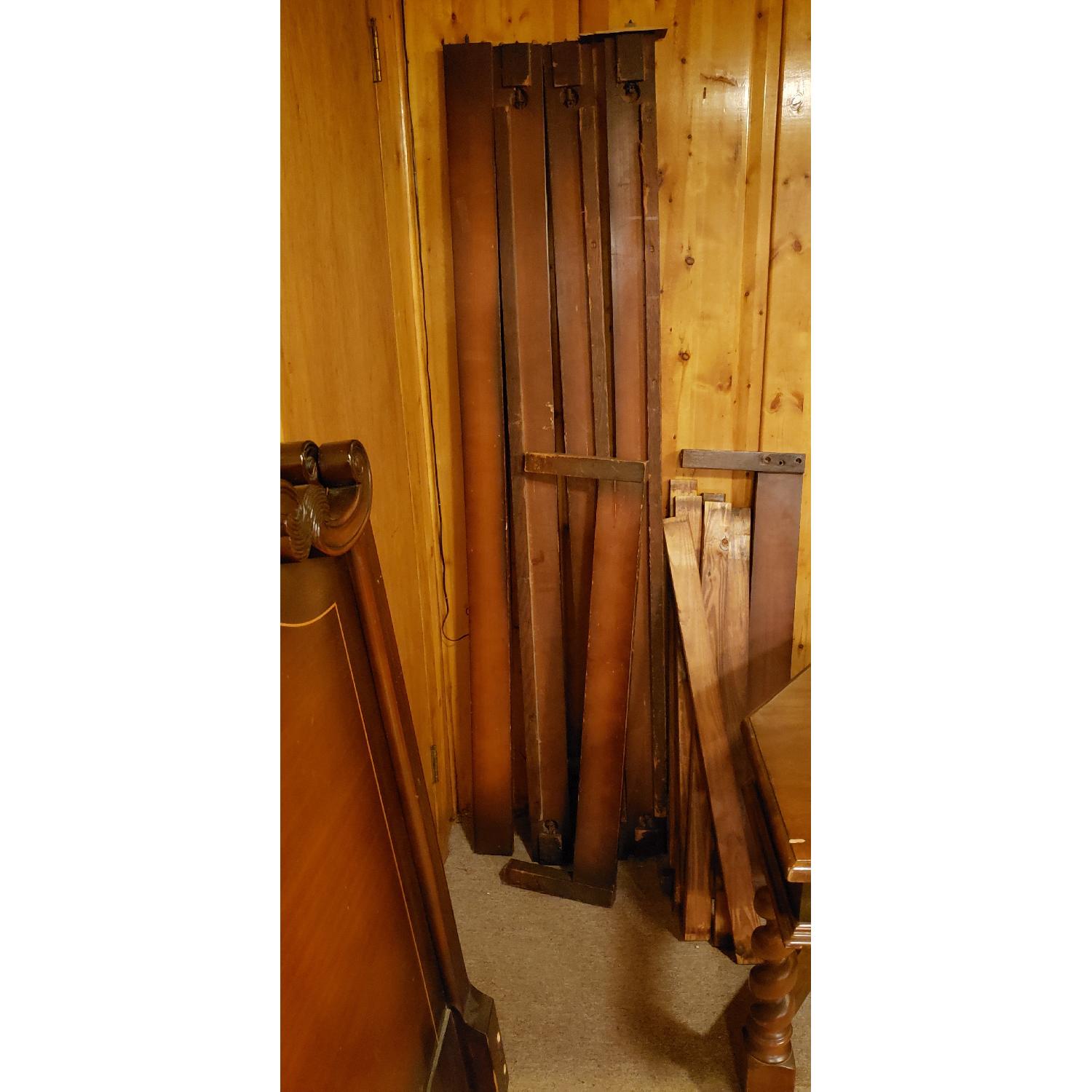 Ornate Twin Size Wood Bed - image-3