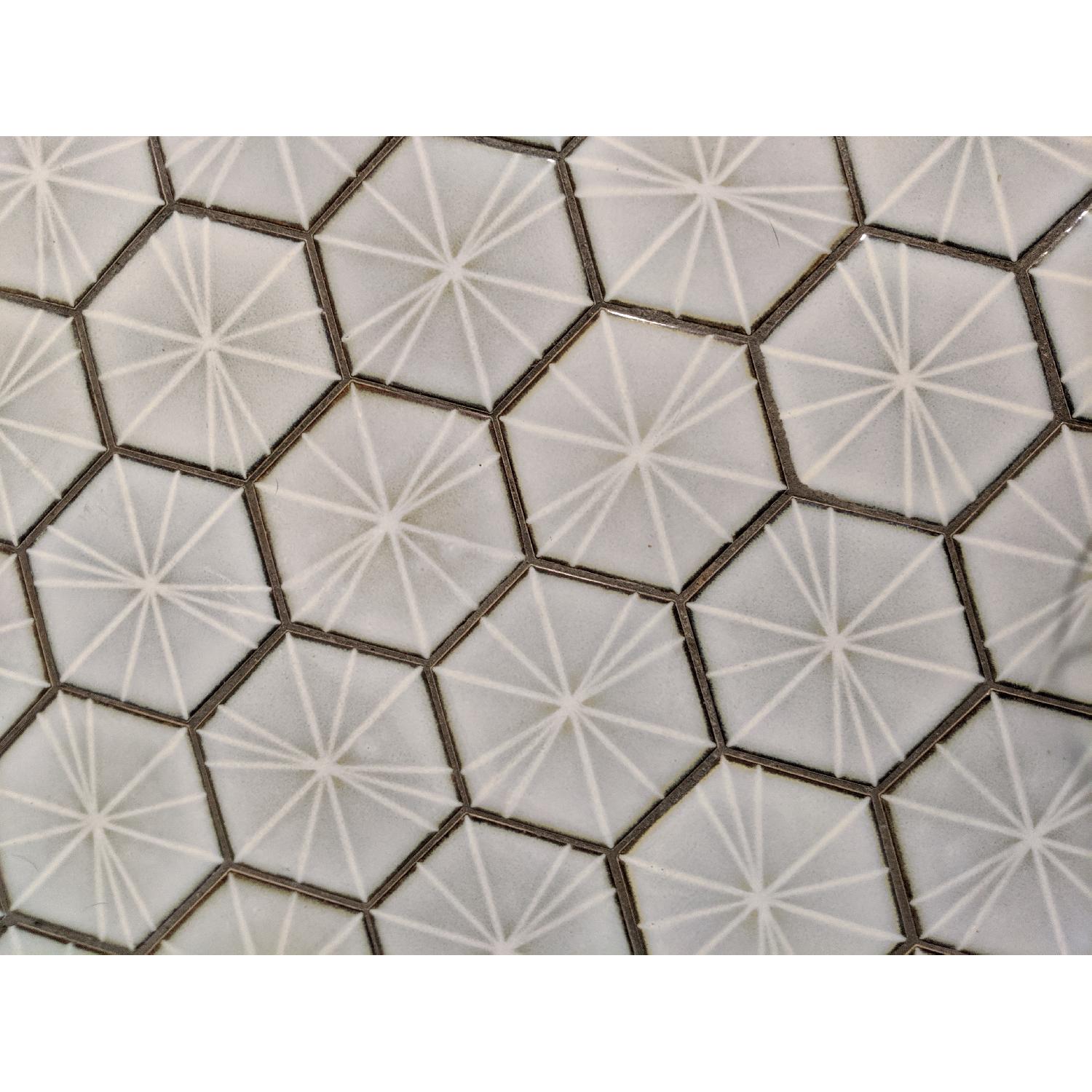 West Elm Mosaic Outdoor Bistro Table w/ Tile Top - image-7