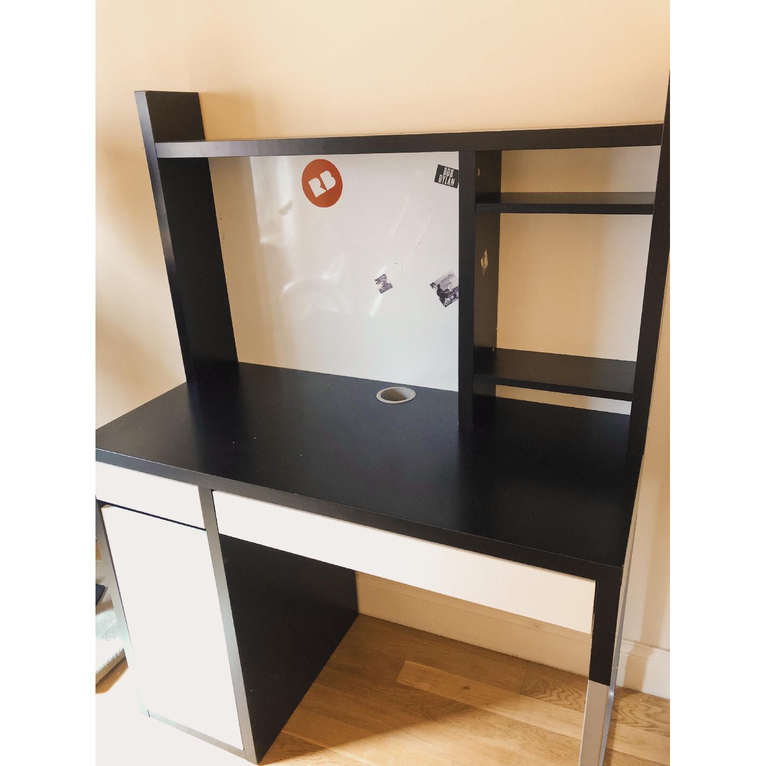 Ikea Micke Desk w/ Hutch - image-1