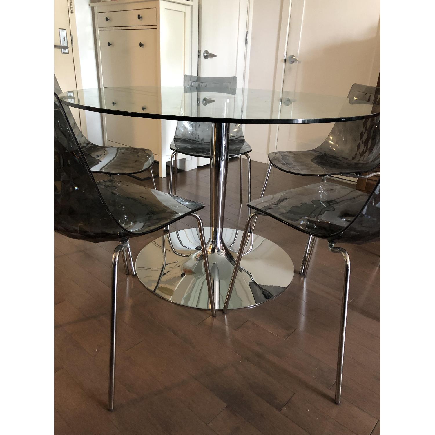 Bloomingdale's Modern Round Dining Table - image-2