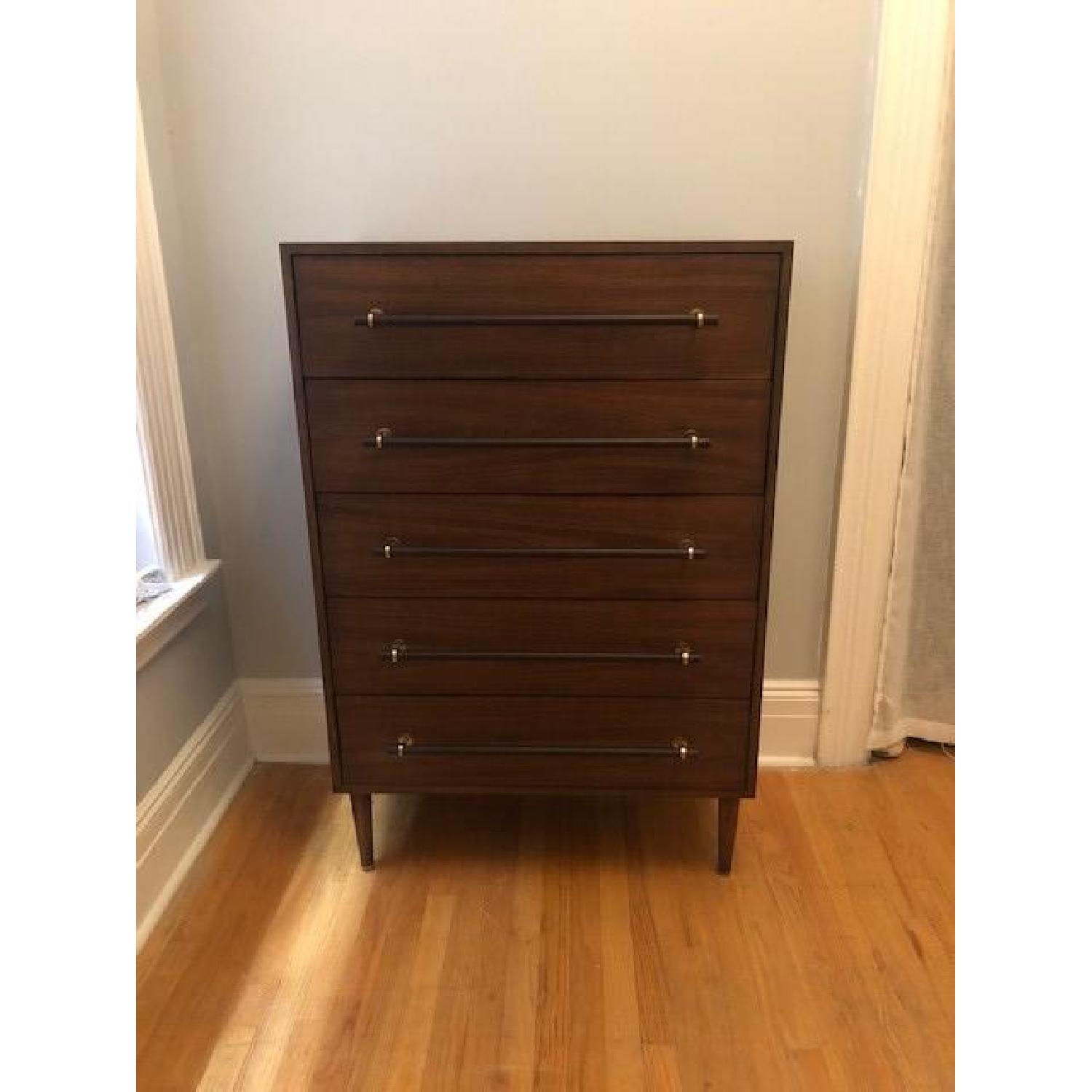 West Elm Benson 5-Drawer Tallboy Dresser - image-2