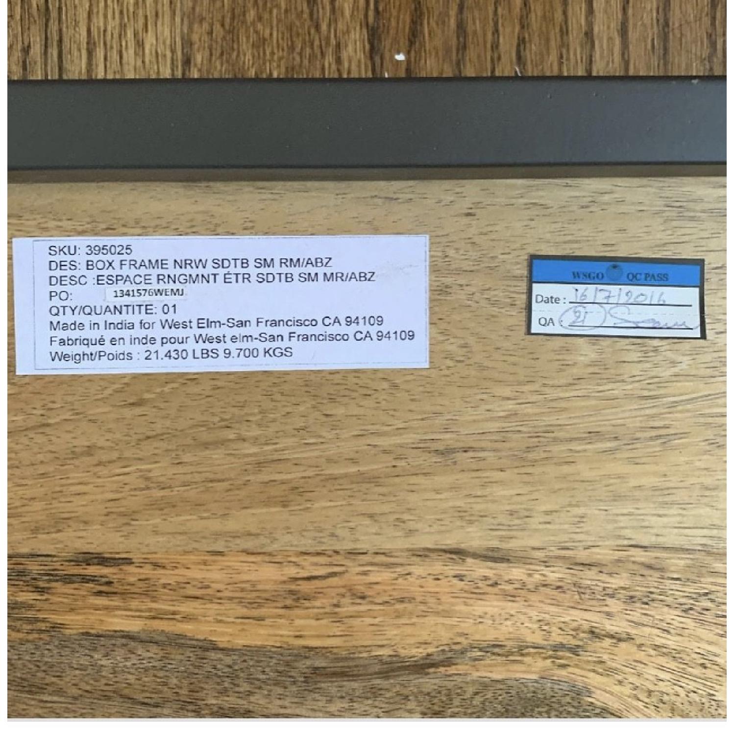 West Elm Box Frame Narrow Side Table - image-5