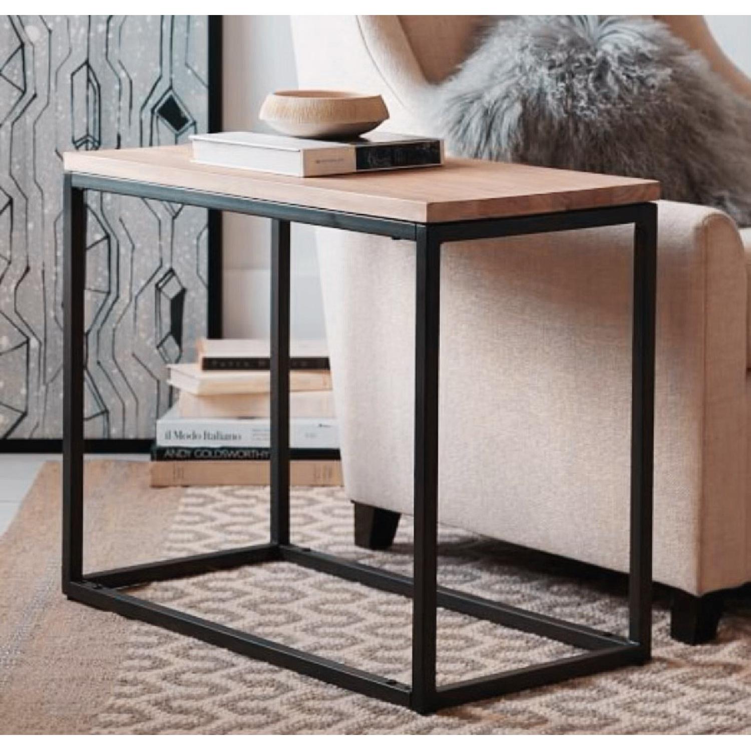 West Elm Box Frame Narrow Side Table - image-6