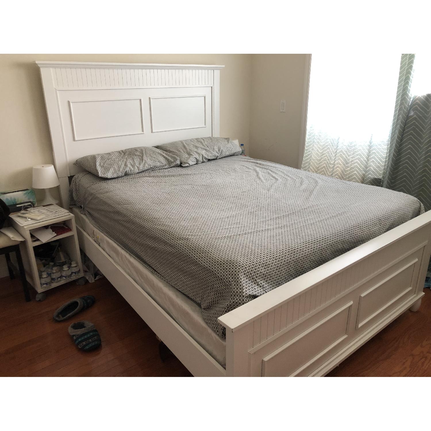 Bob's White Queen Size Bed - image-3