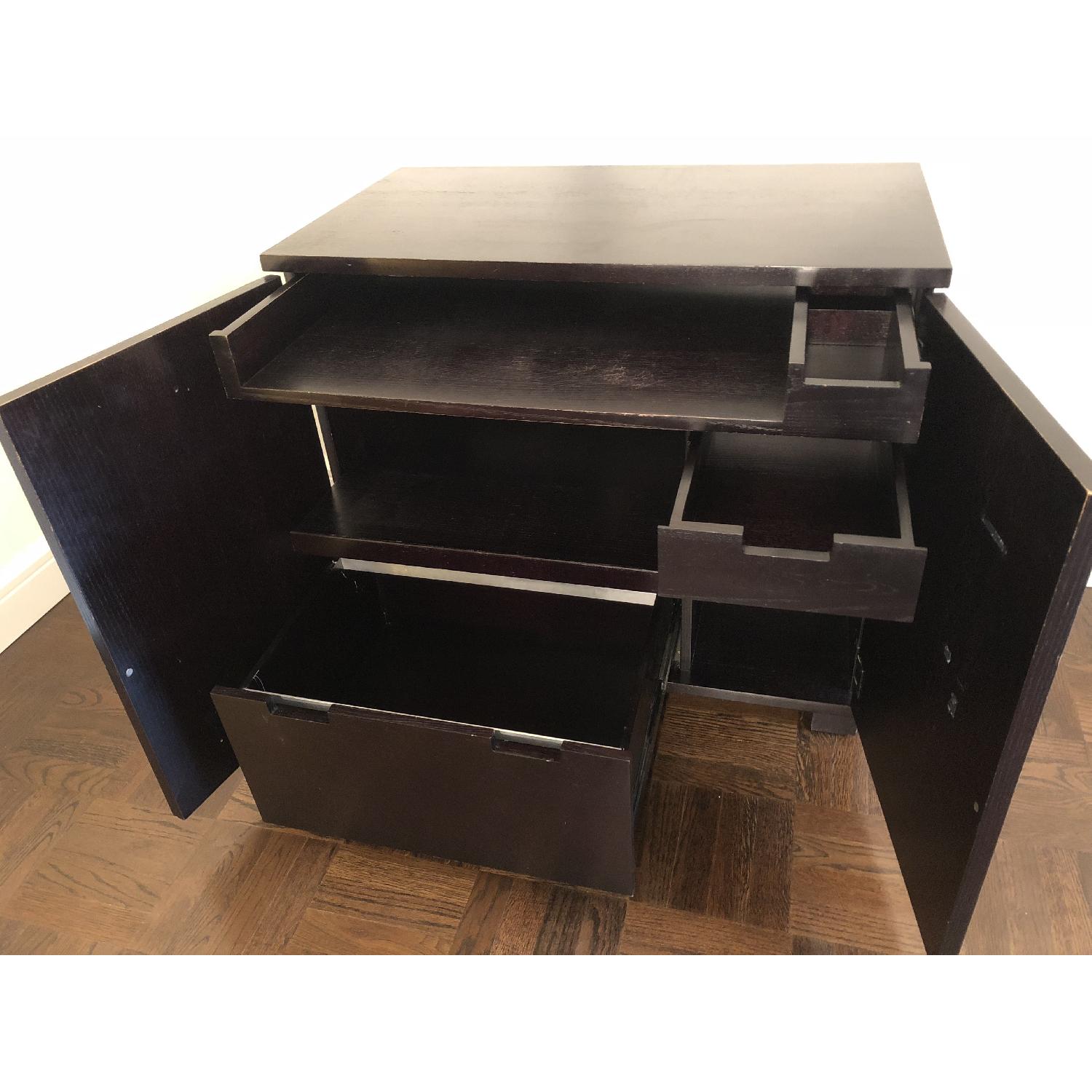 Crate & Barrel Incognito Expanding Desk - image-1