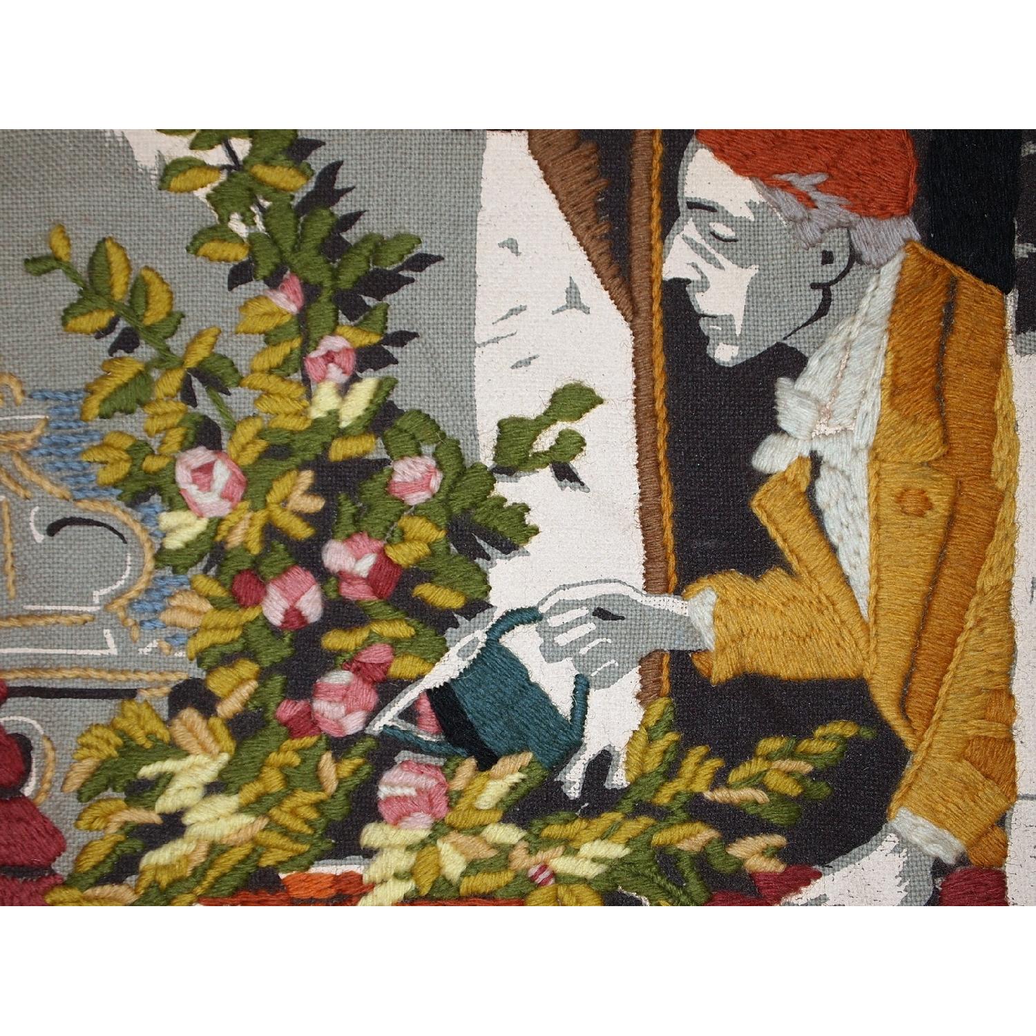 Handmade Vintage European Tapestry - image-5