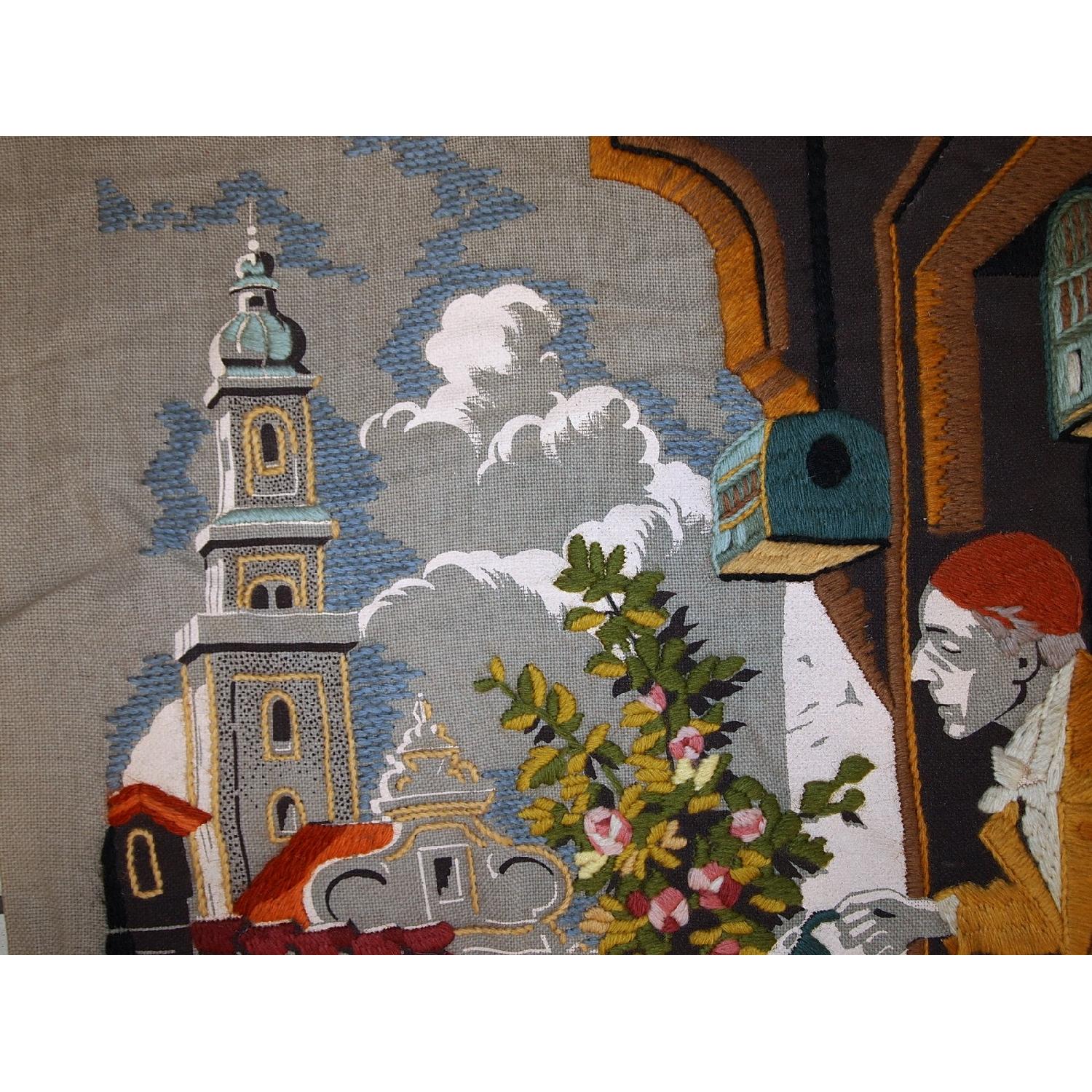 Handmade Vintage European Tapestry - image-6
