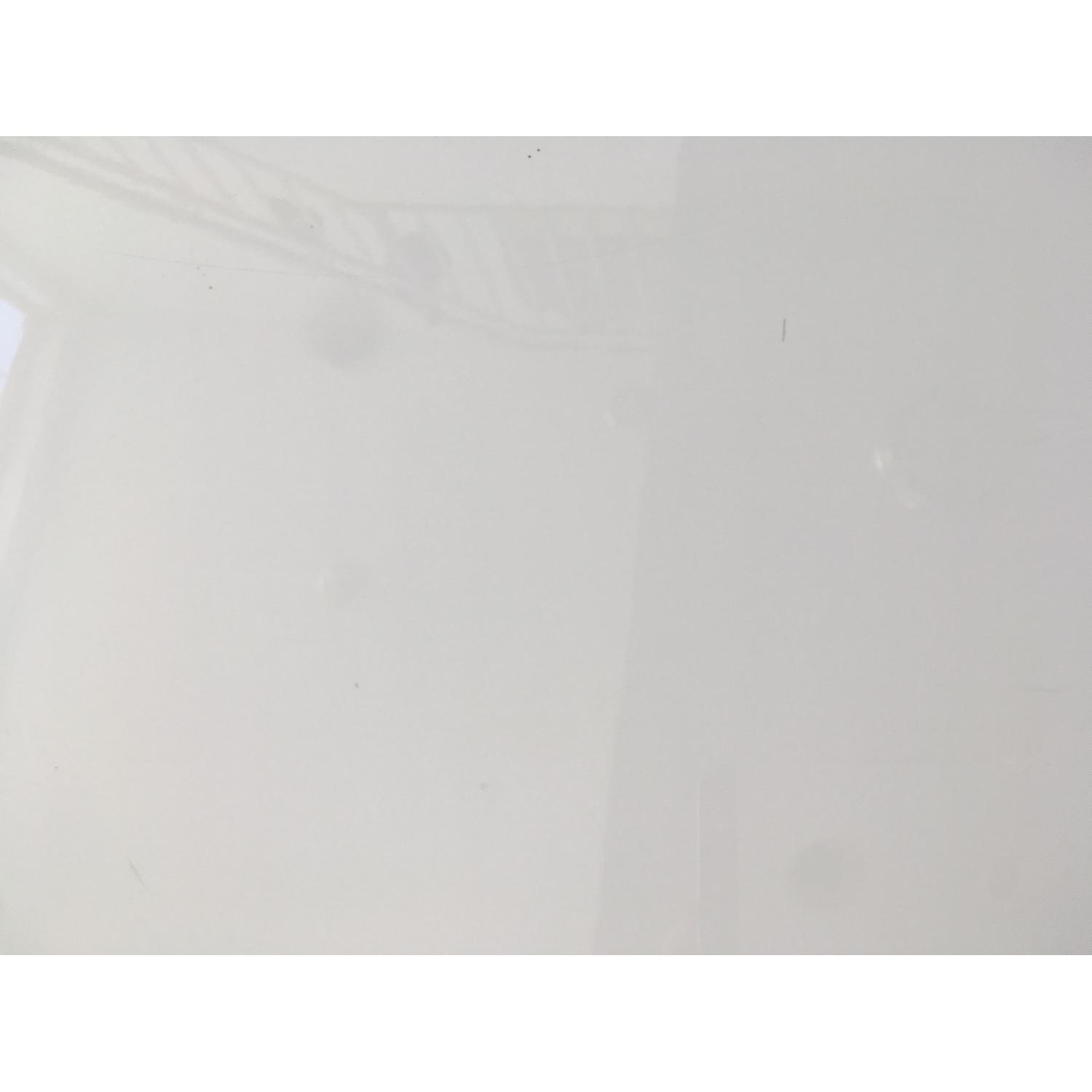 Ikea Torsbly Chrome Plated High Gloss White Dining Table - image-5