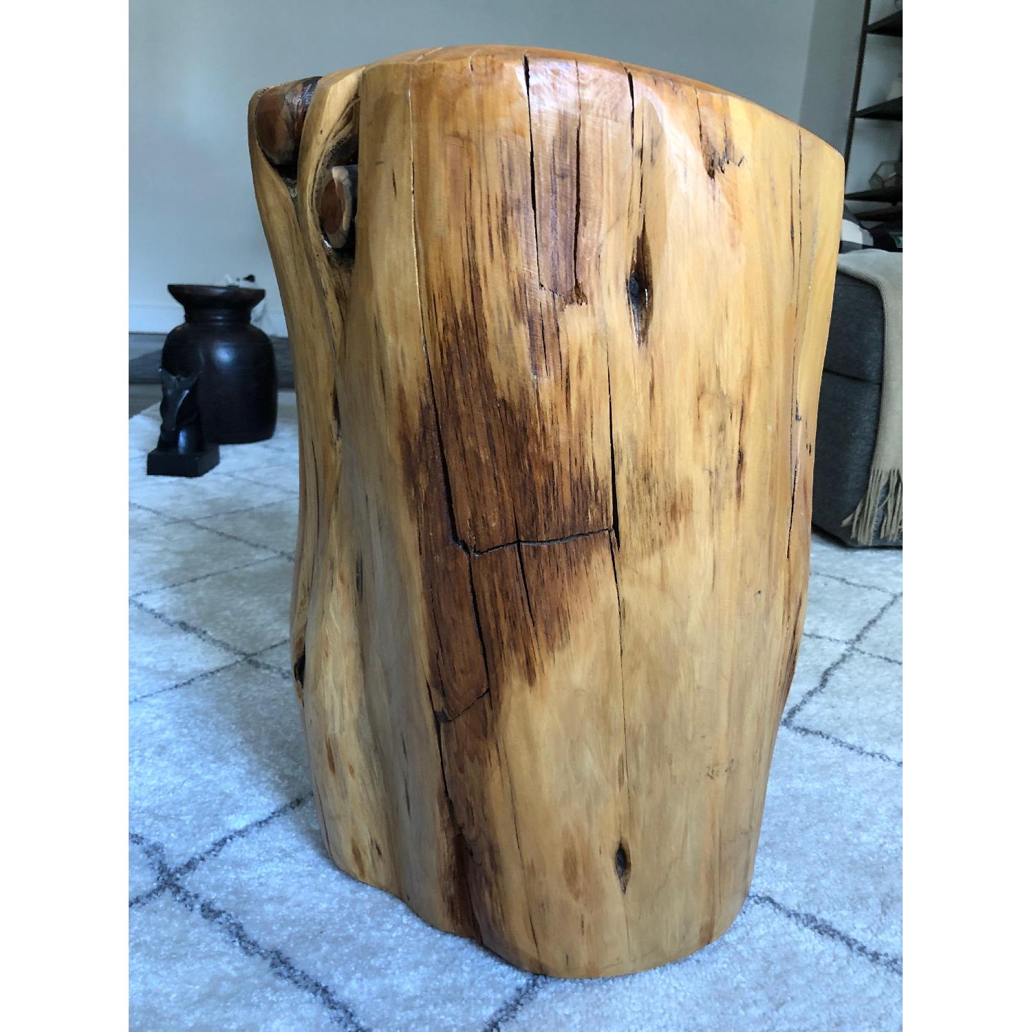 West Elm Tree Stump Side Table - image-4