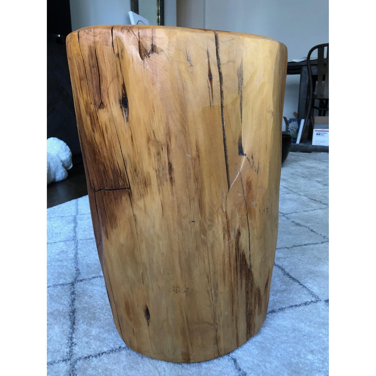 West Elm Tree Stump Side Table - image-5