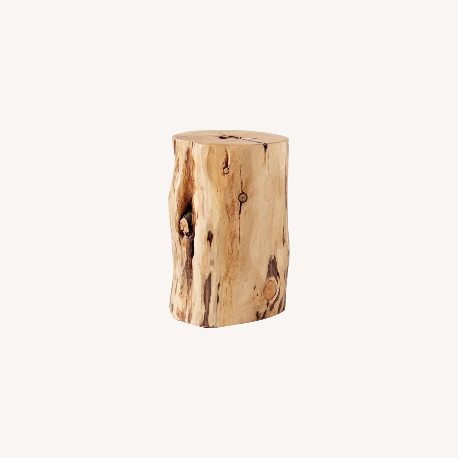 West Elm Tree Stump Side Table - image-0