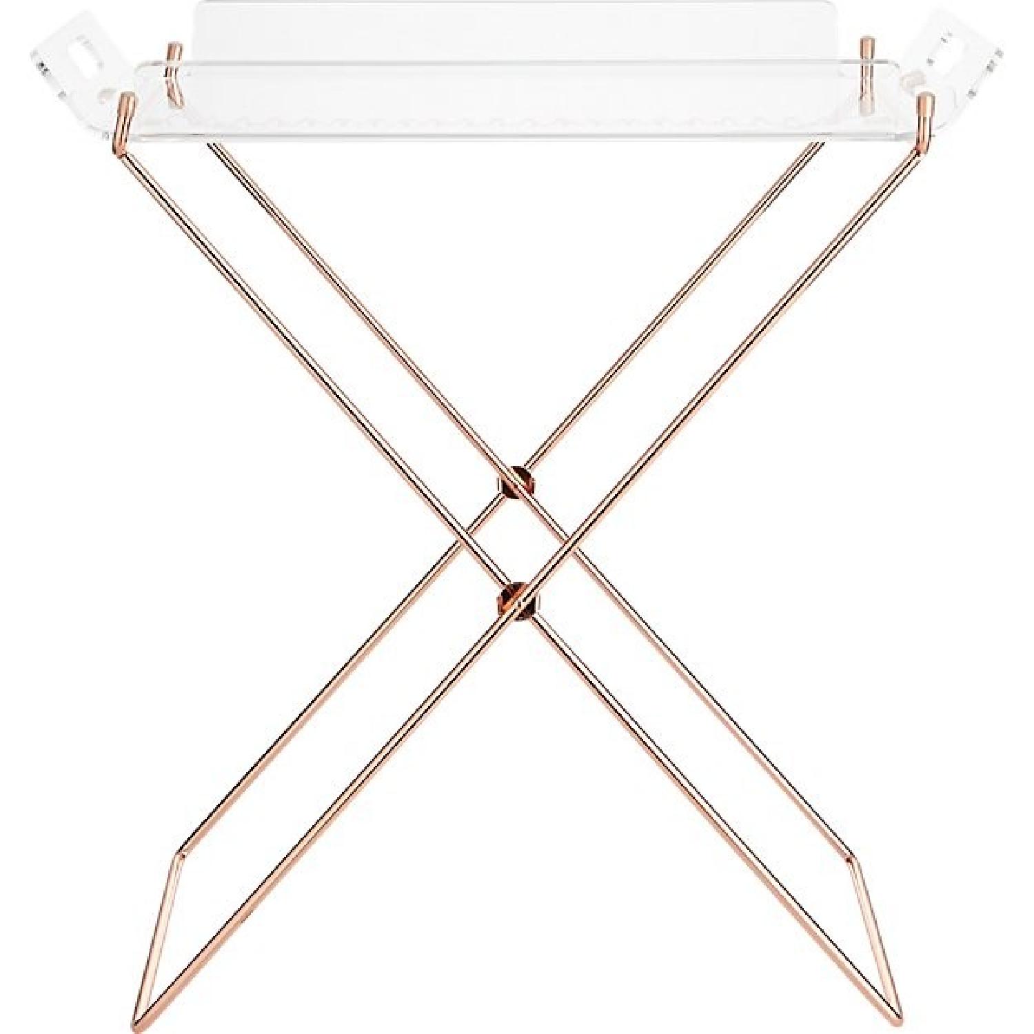 Cb2 Acrylic Tray Table AptDeco