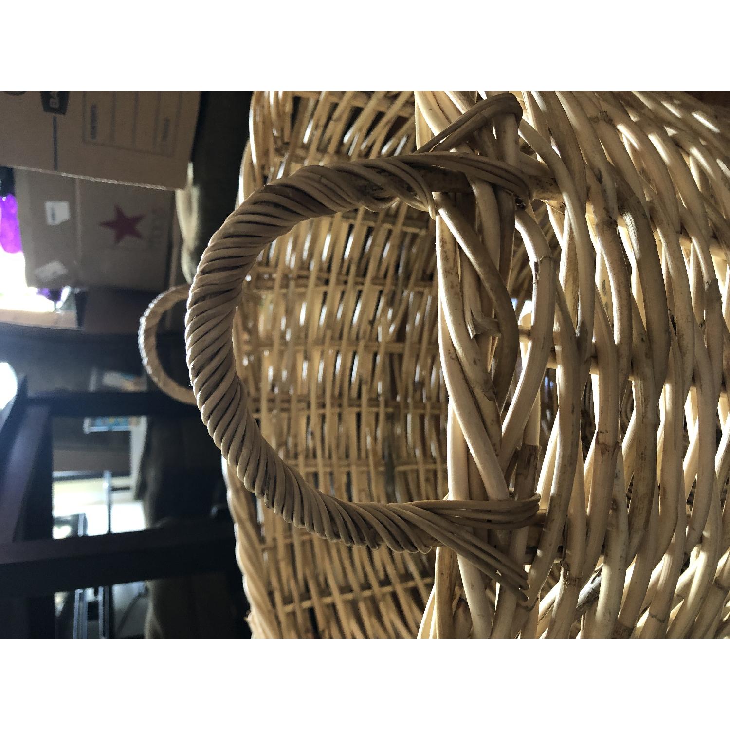 HomeGoods Large Natural Rattan Woven Basket - image-1