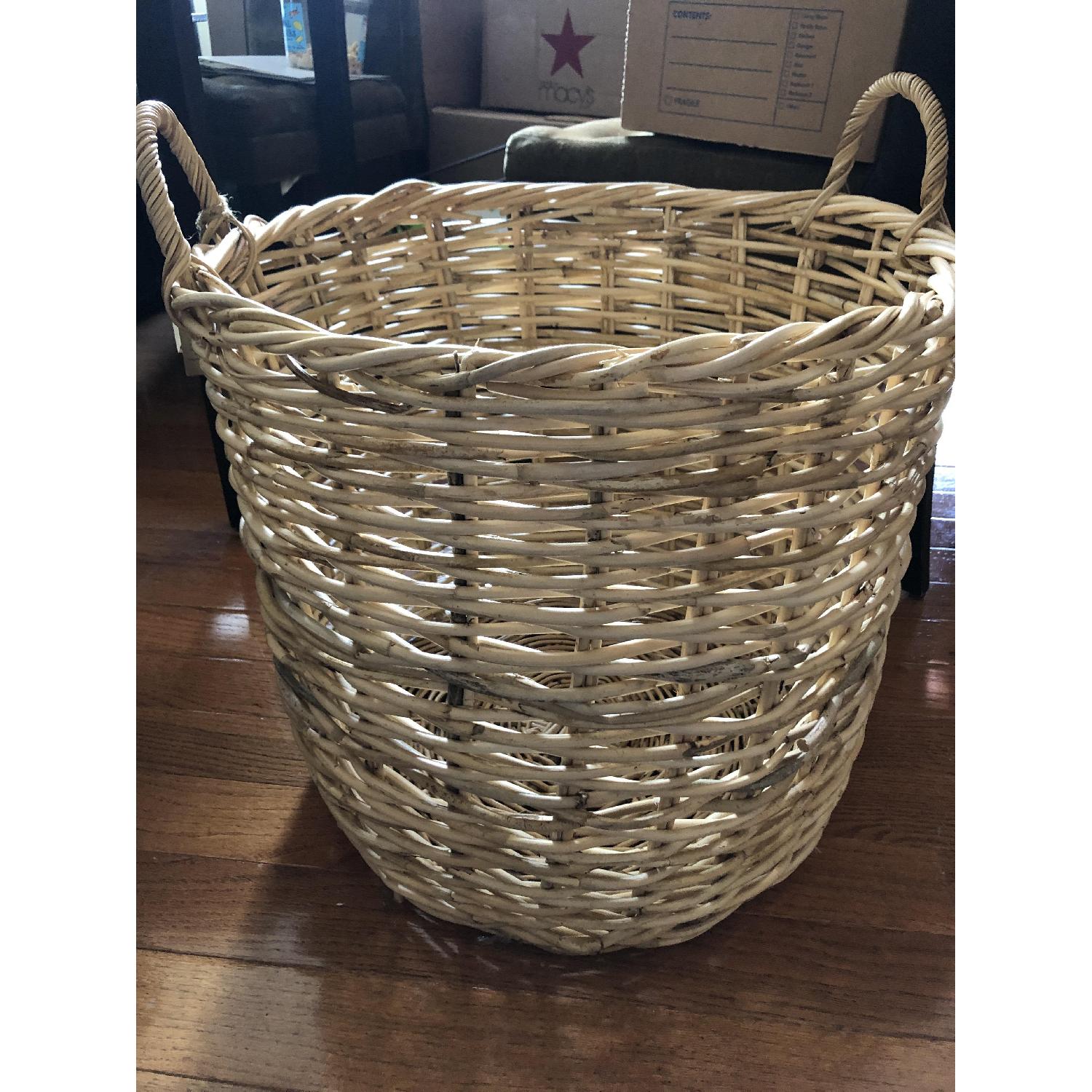 HomeGoods Large Natural Rattan Woven Basket - image-4