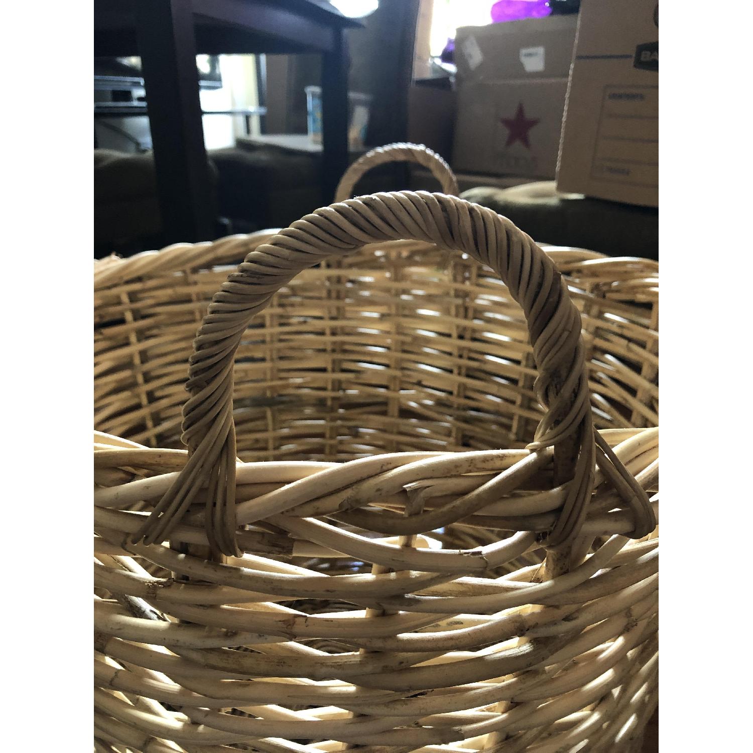 HomeGoods Large Natural Rattan Woven Basket - image-5