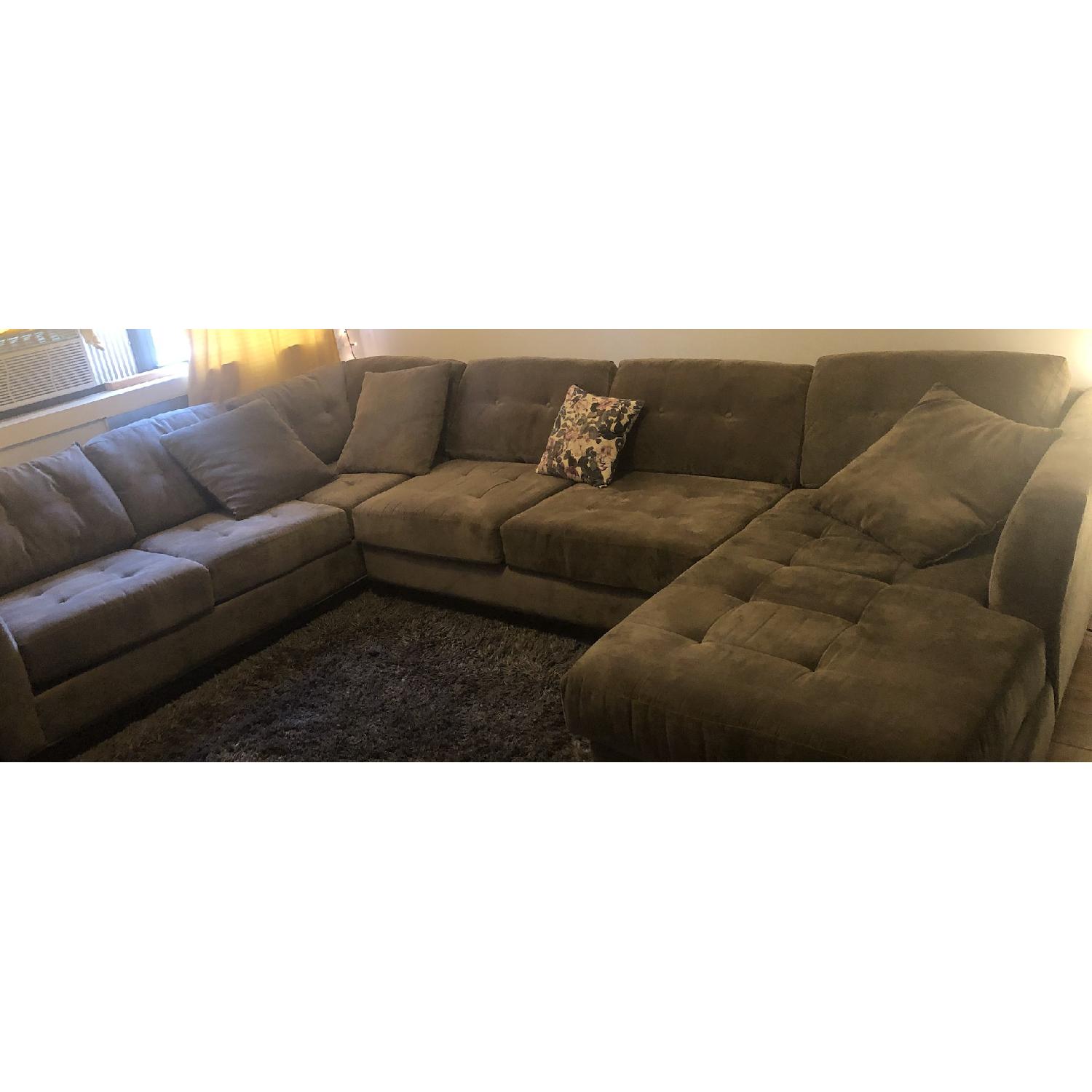 Macy's Elliot 3-Piece Chaise Sectional Sofa - image-1