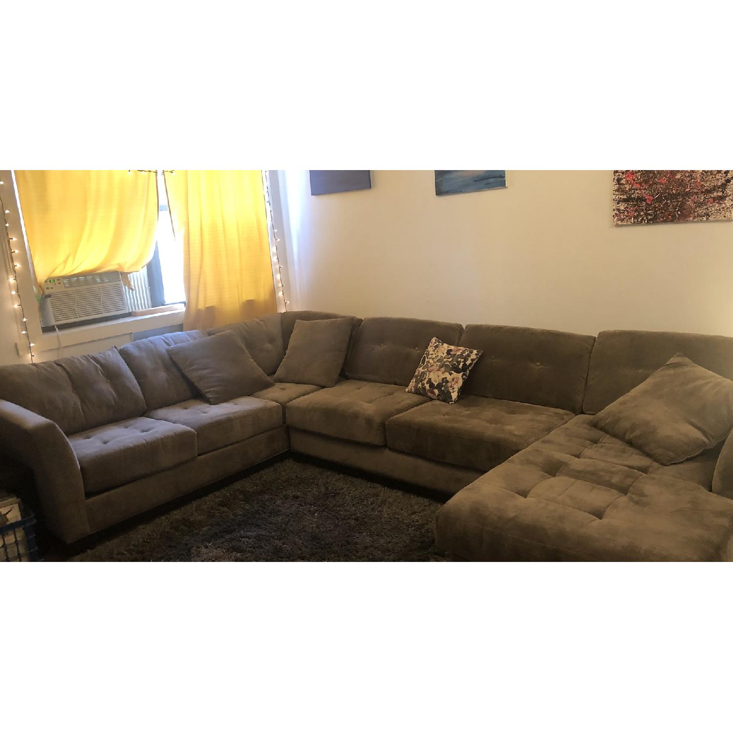 Macy's Elliot 3Piece Chaise Sectional Sofa AptDeco