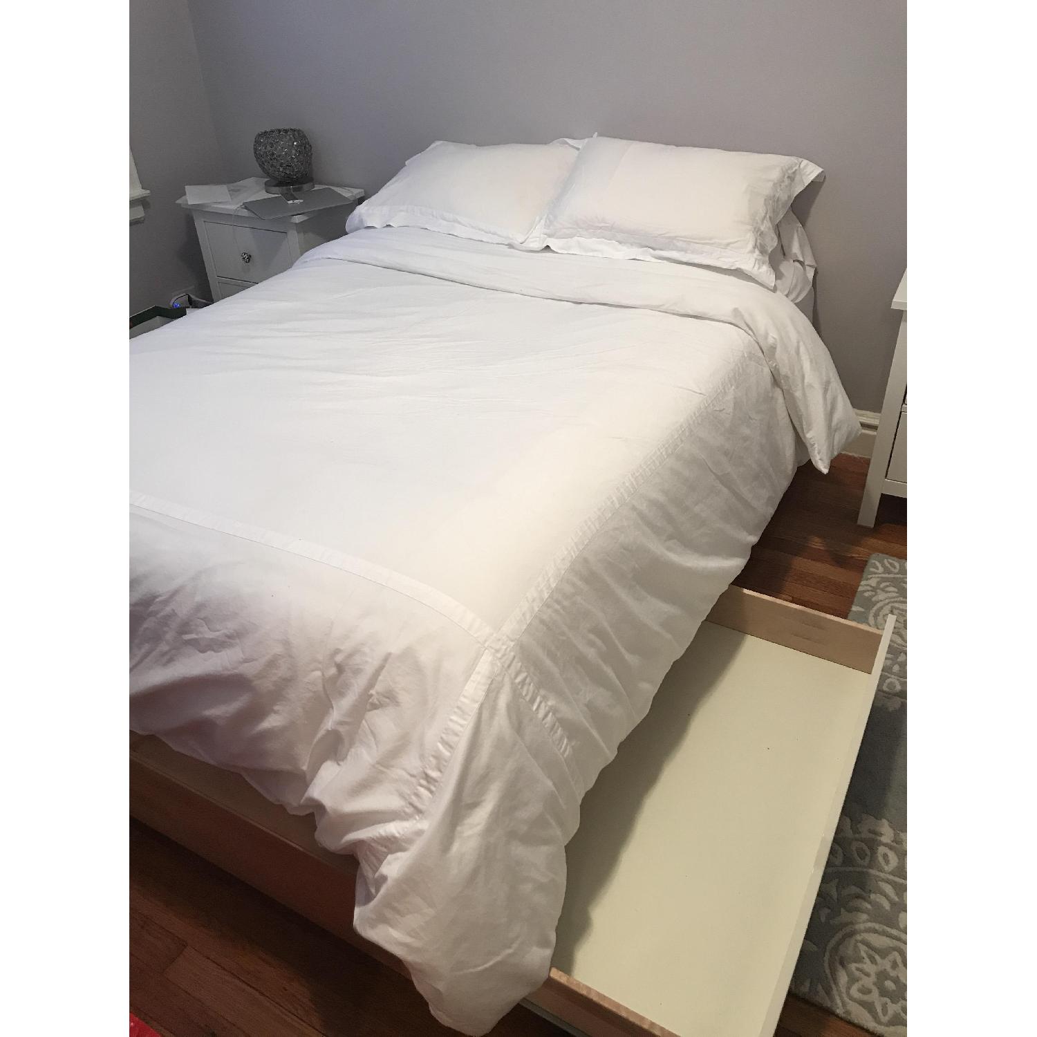 Ikea Full Size Platform Storage Bed - image-0