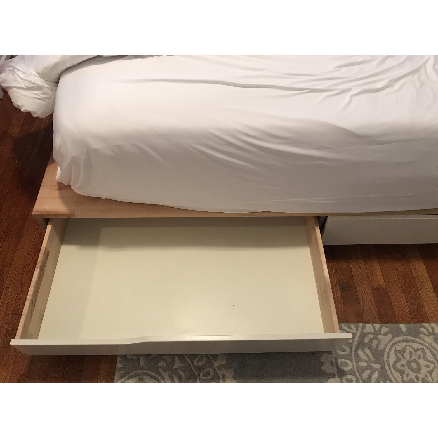 Ikea Full Size Platform Storage Bed - image-1