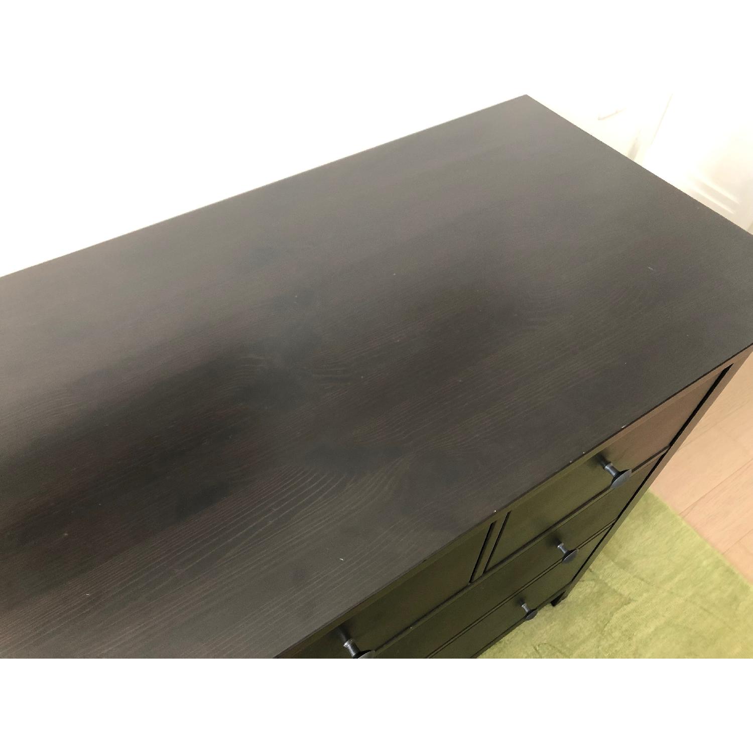 Ikea Hemnes 8 Drawer Dresser In Black Brown Aptdeco