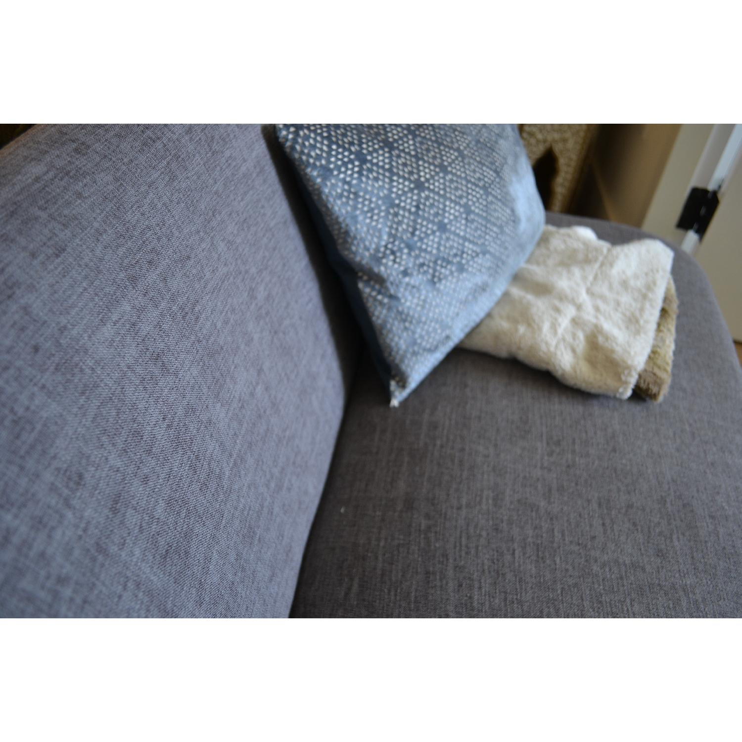 Gray Loveseat - image-4