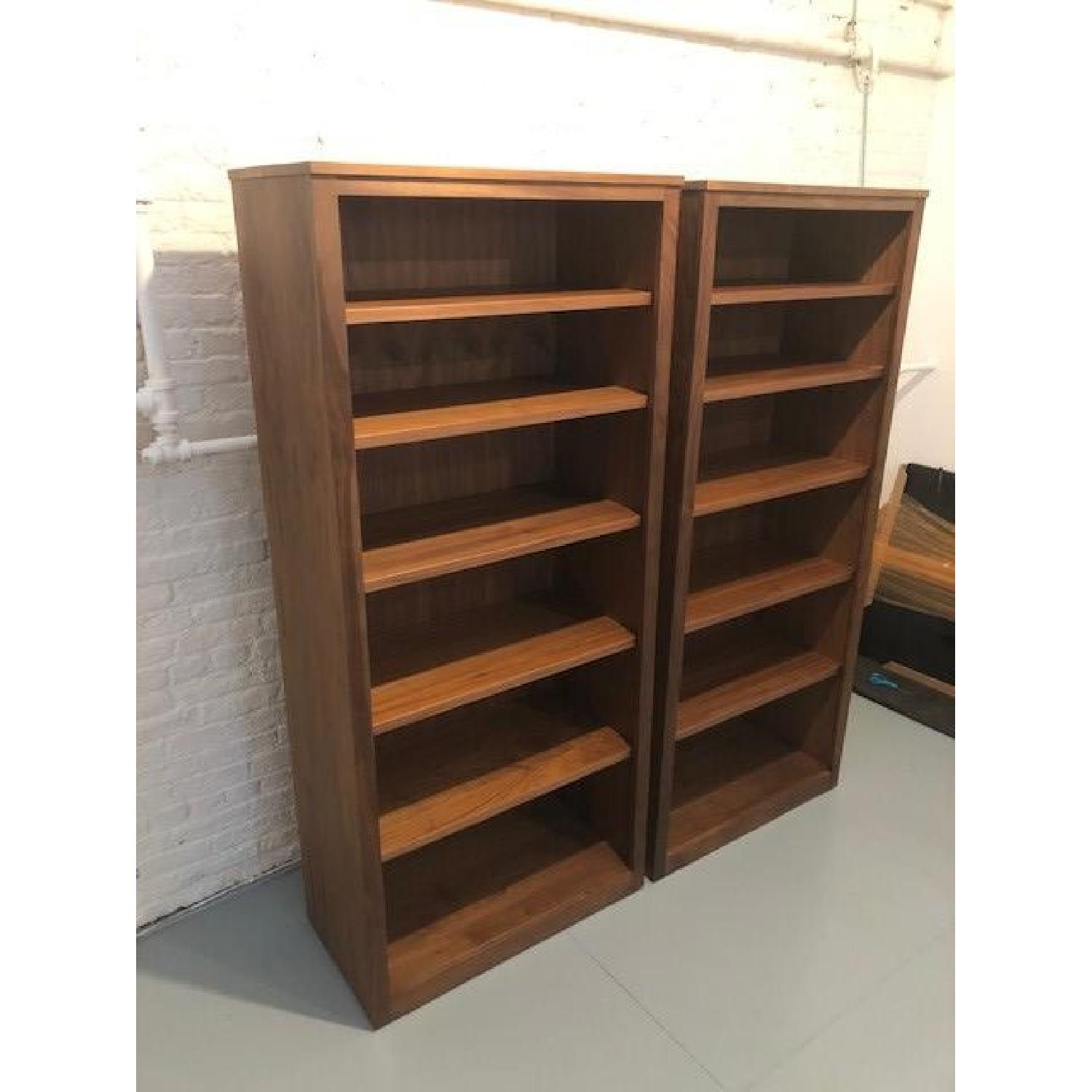 Room & Board Woodwind Walnut Bookshelves - image-2