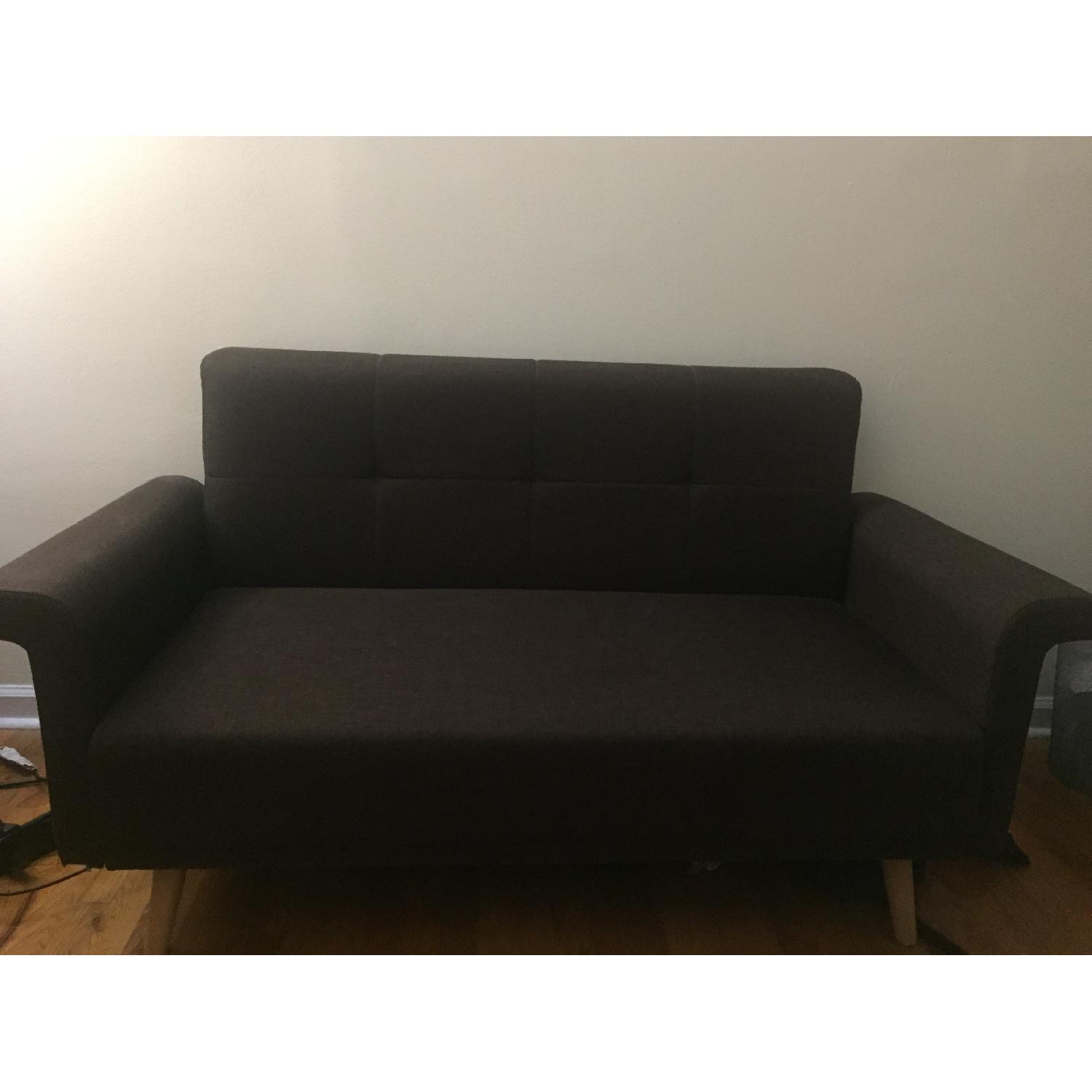 Brown Loveseat - image-2
