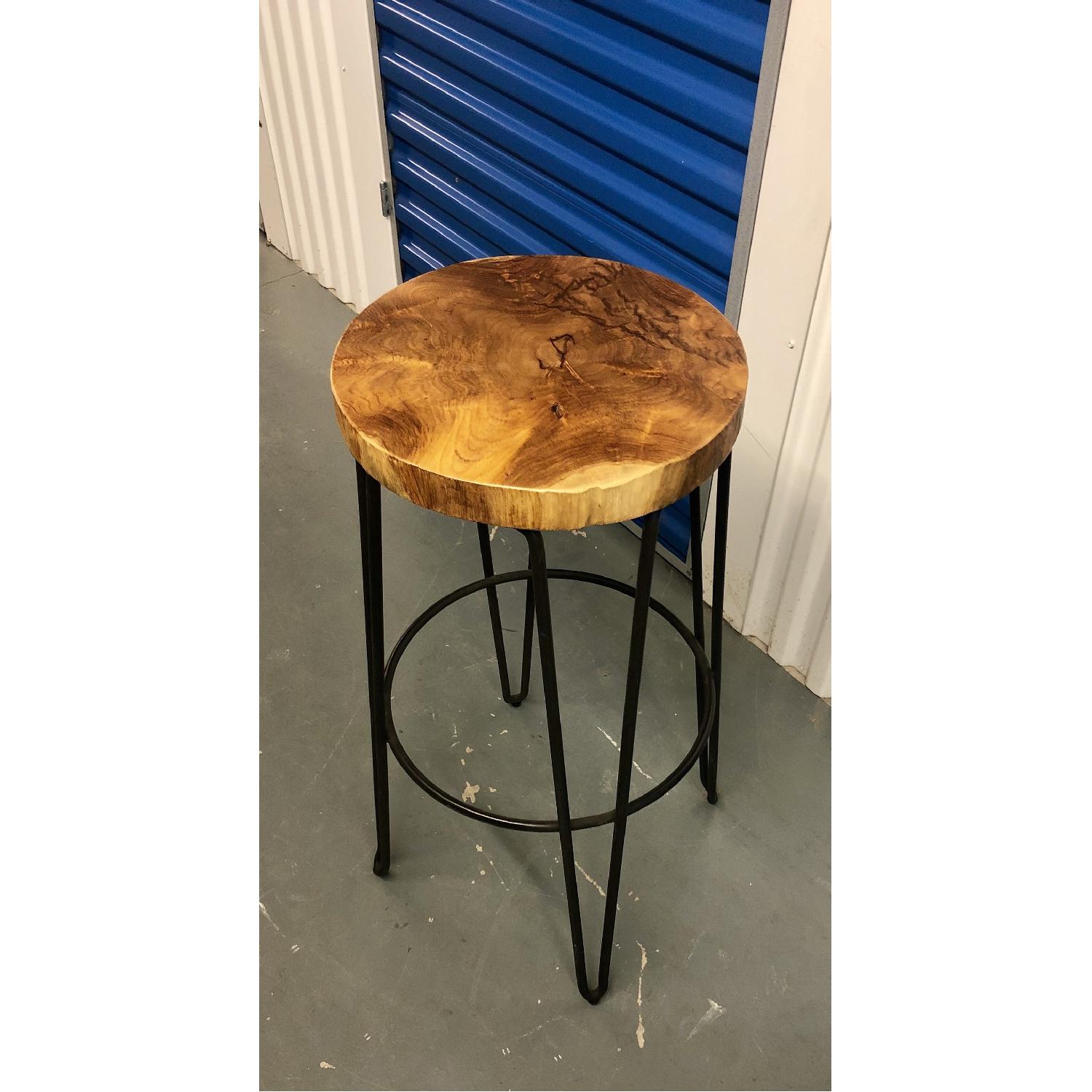 Crate & Barrel Origin Backless Bar Stools - image-3