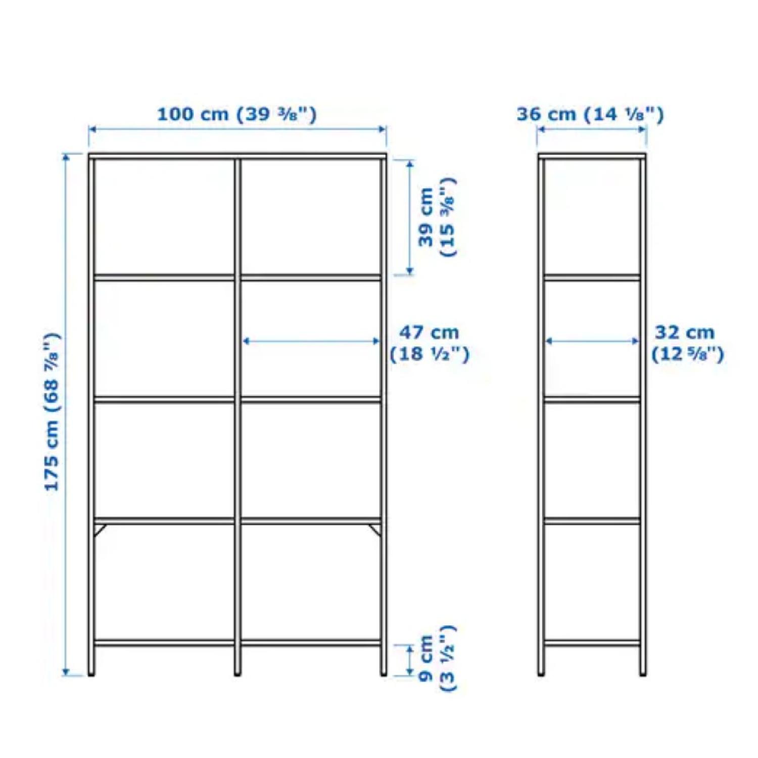Ikea Vittsjo Double Shelf Unit in White - image-2