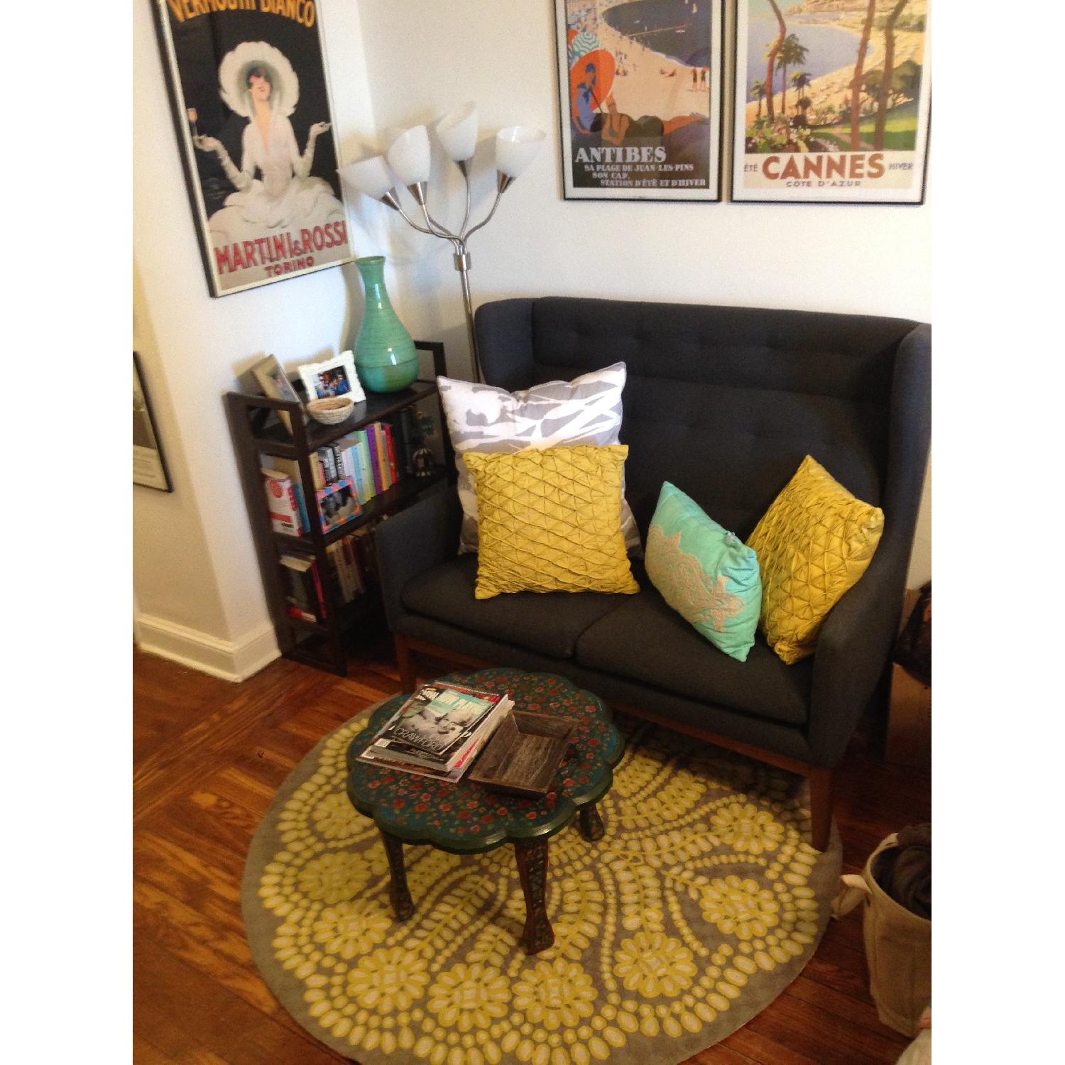 West Elm James Harrison Winged Setee - image-1