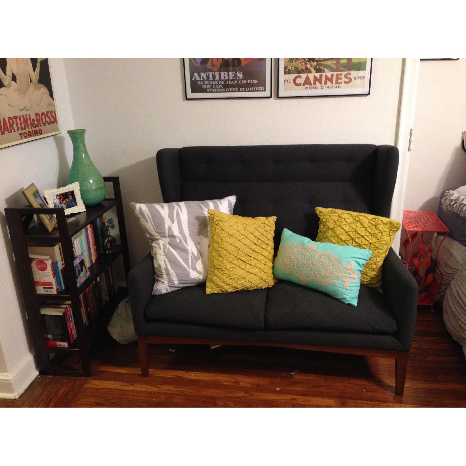 West Elm James Harrison Winged Setee - image-2