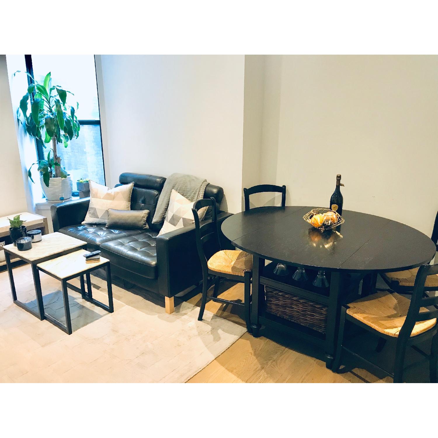 Pottery Barn Isabella Dining Chairs in Black - image-4