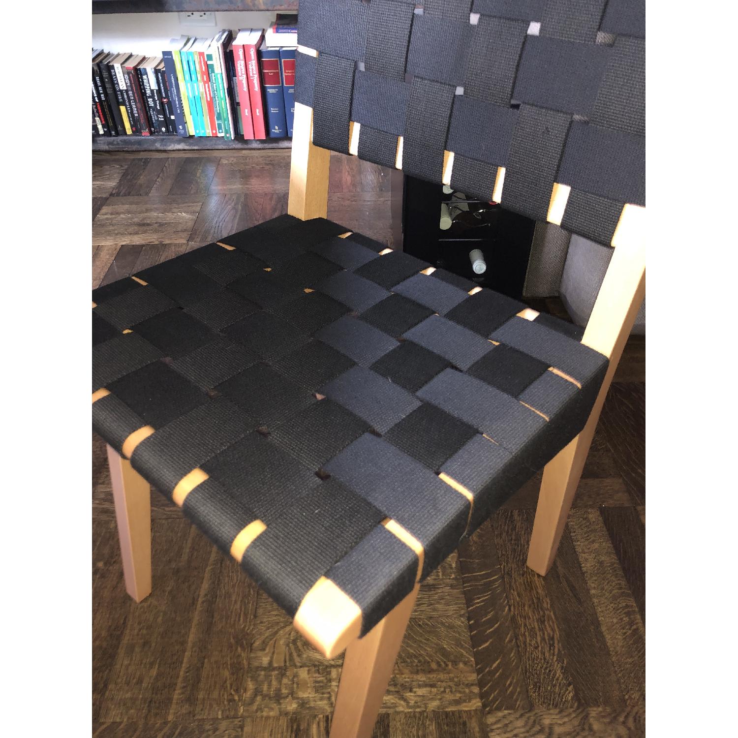 Mistana Black Strapped & Oak Dining Chairs - image-3