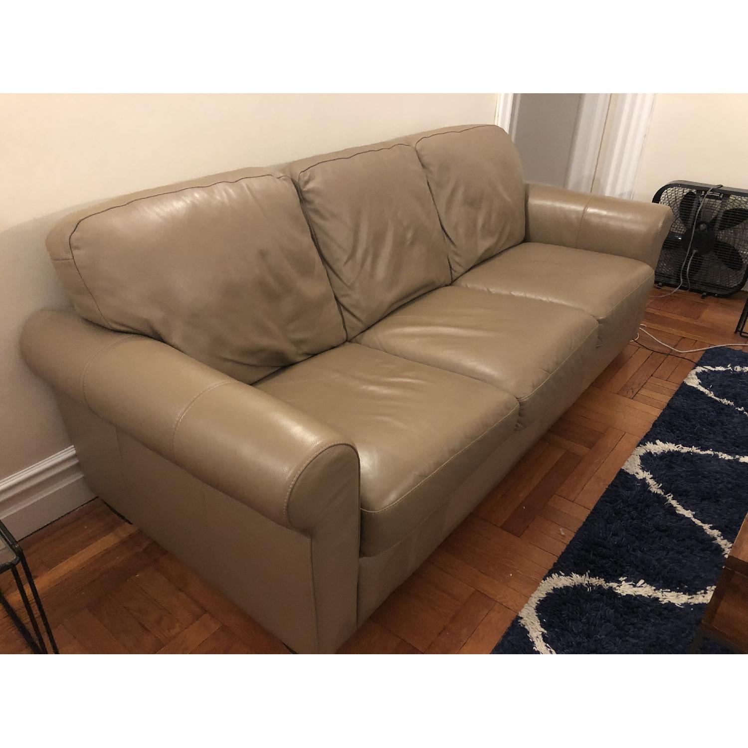 J.C. Penny Premium Leather Sofa - image-2