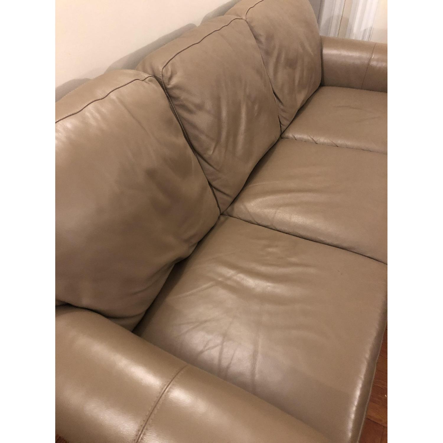 J.C. Penny Premium Leather Sofa - image-4