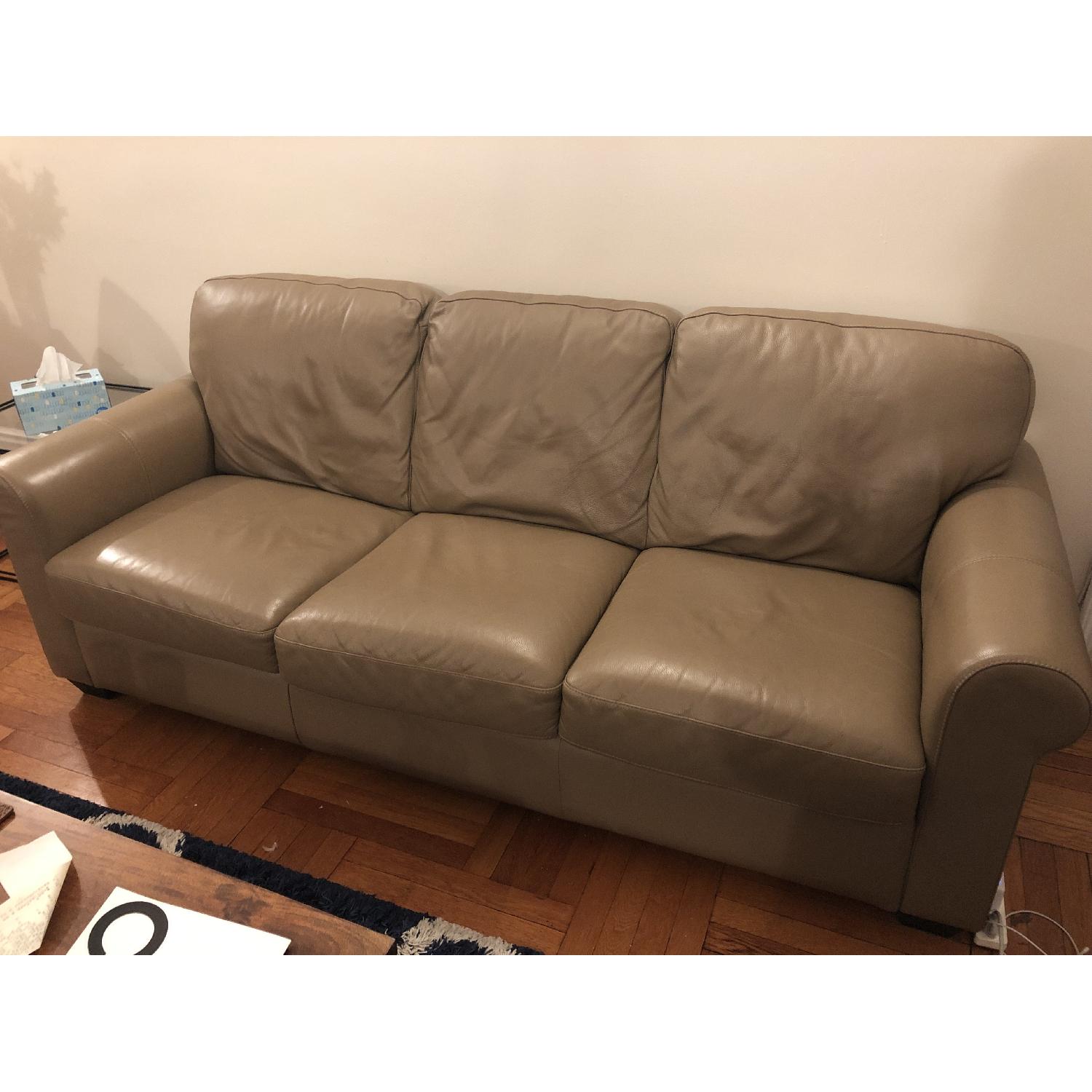 J.C. Penny Premium Leather Sofa - image-5