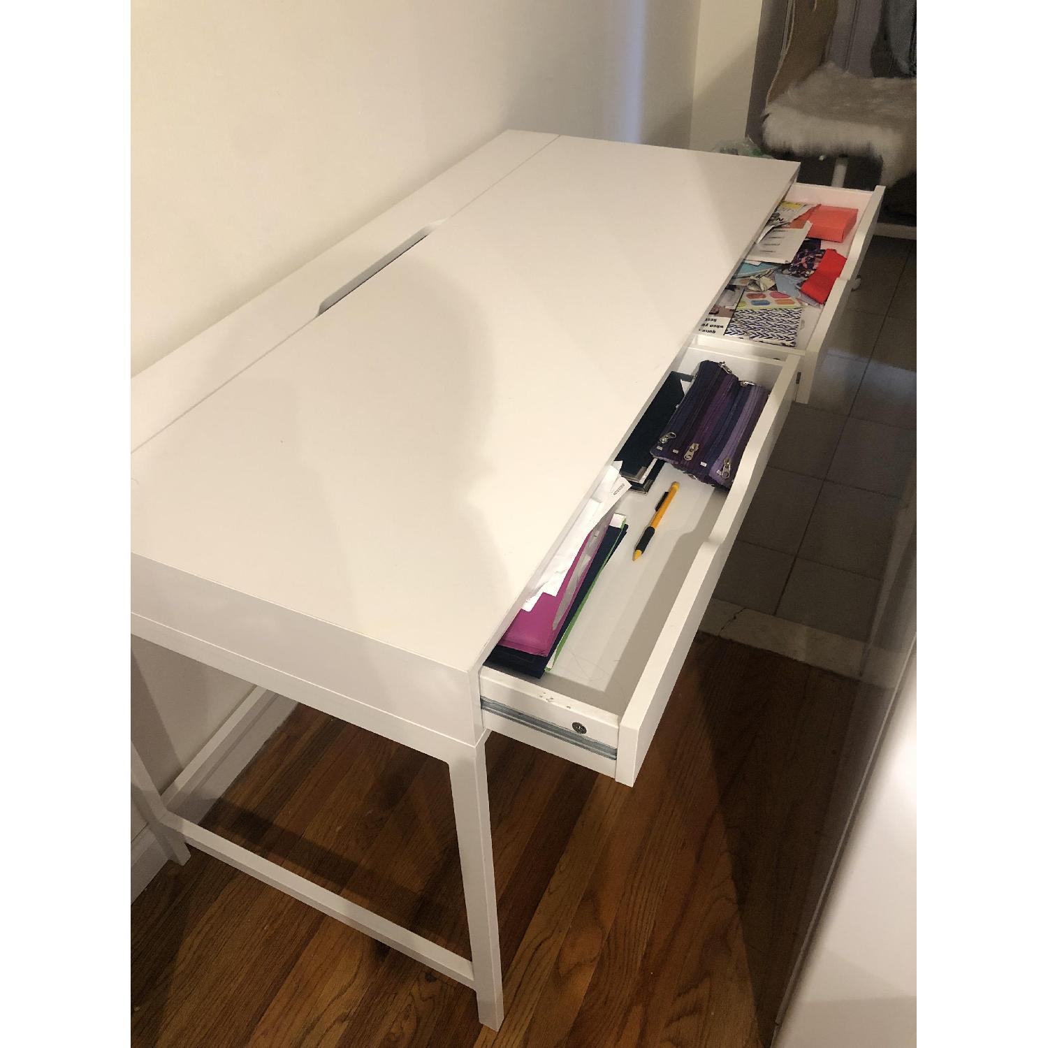 Ikea White Desk - image-4