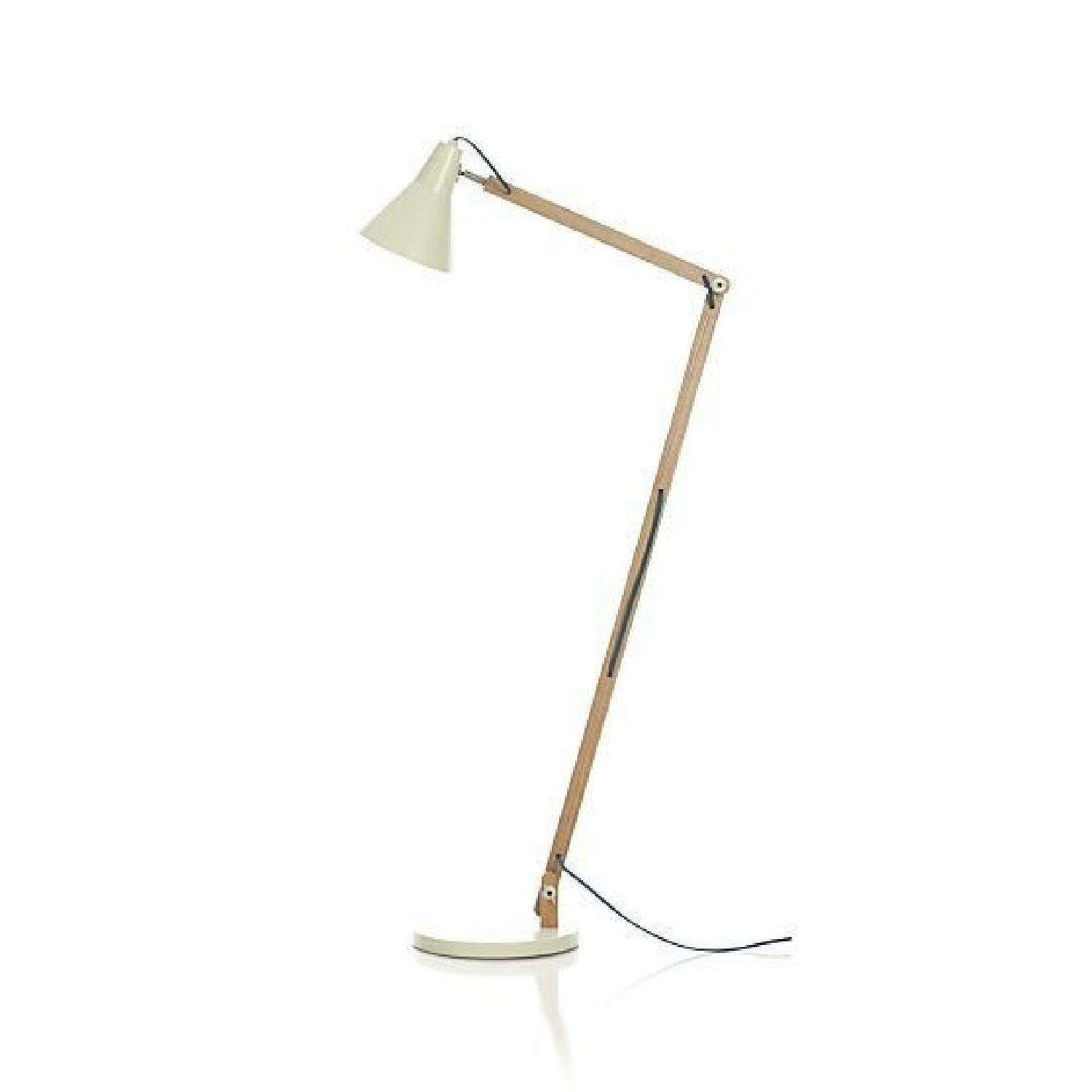 Crate & Barrel Rex Floor Lamp + Table Lamp - image-0