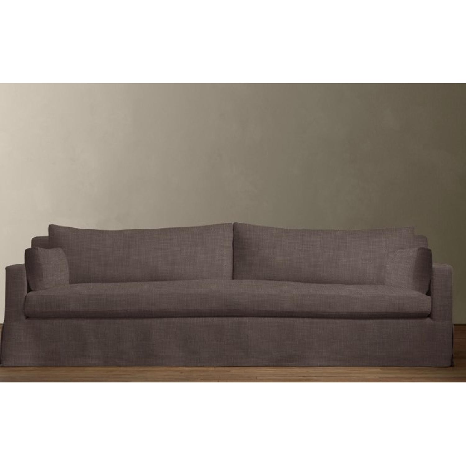 Restoration Hardware Belgian Track Arm Slipcovered Sofa AptDeco