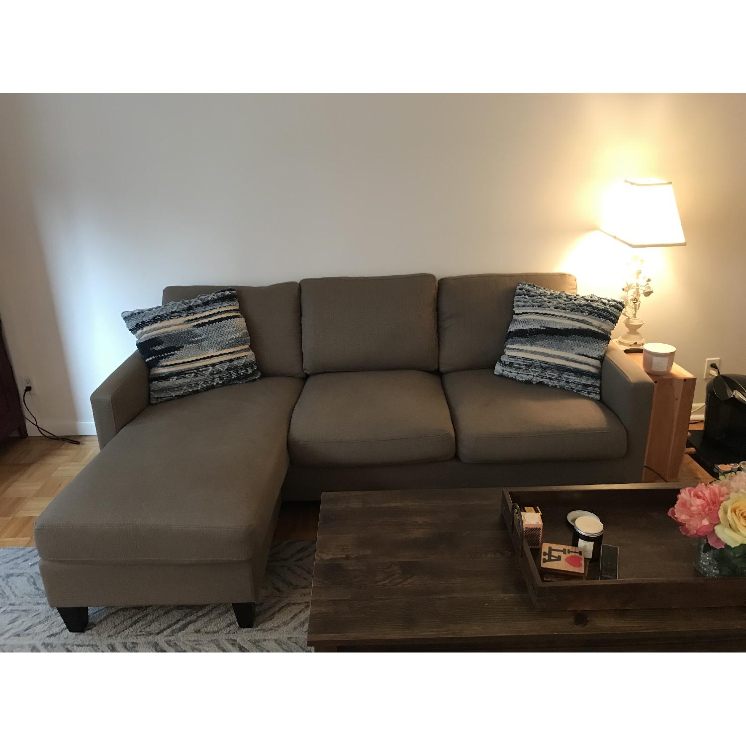 World Market Dolphin Abbott Sectional Sofa - image-1