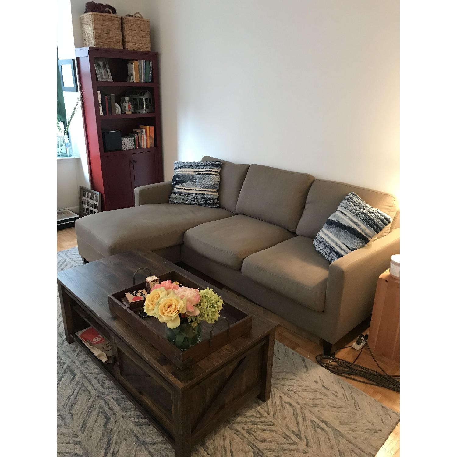 World Market Dolphin Abbott Sectional Sofa - image-3