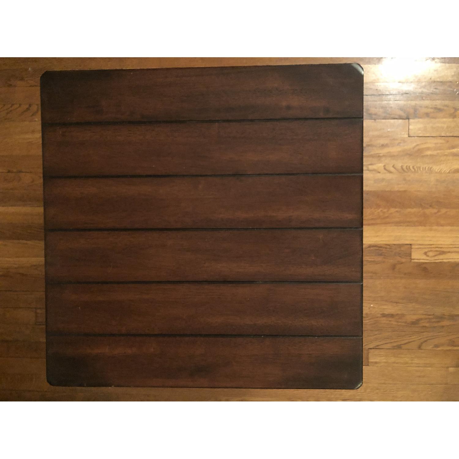 Vintage Solid Cherry Wood Side Table - image-2