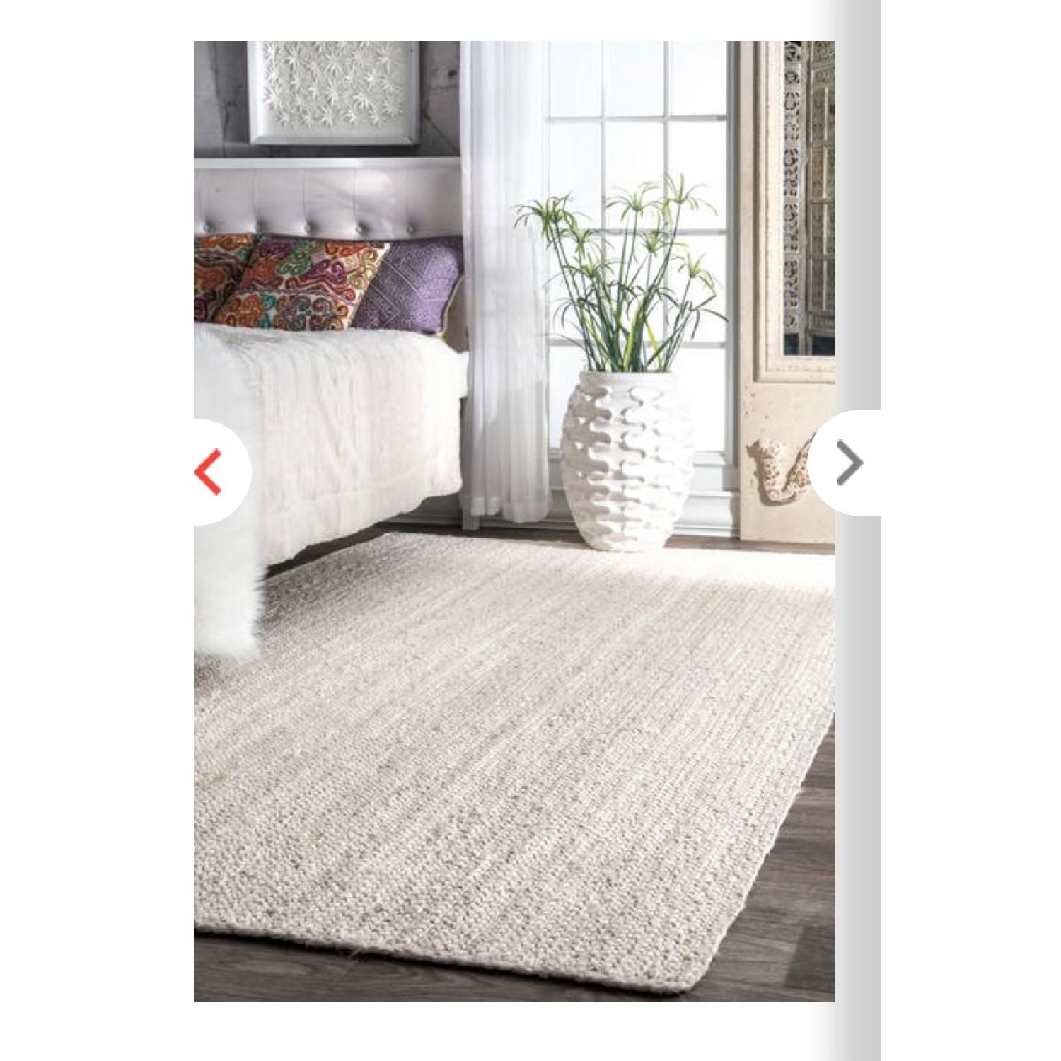 Maui Off White Braided Rug AptDeco
